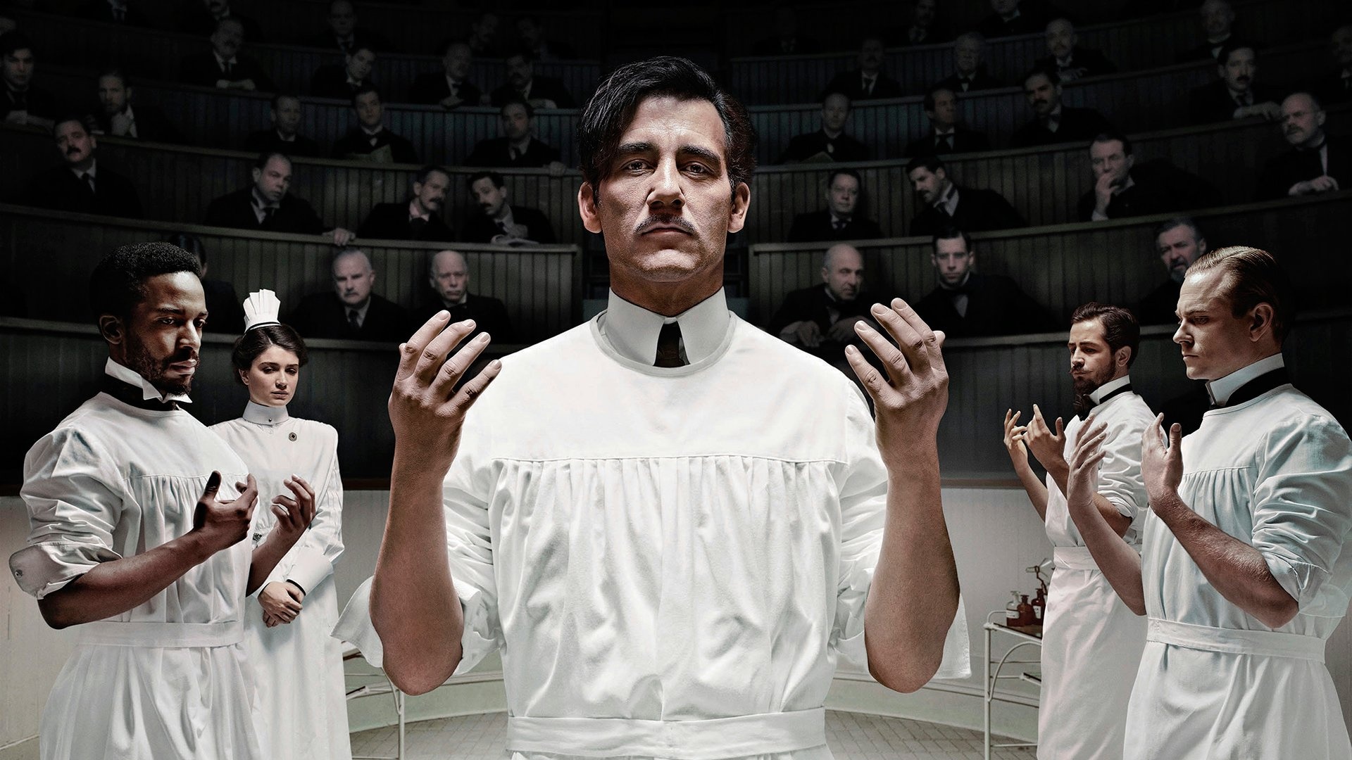 Clive Owen, The Knick, HD backgrounds, Dramatic lighting, 1920x1080 Full HD Desktop