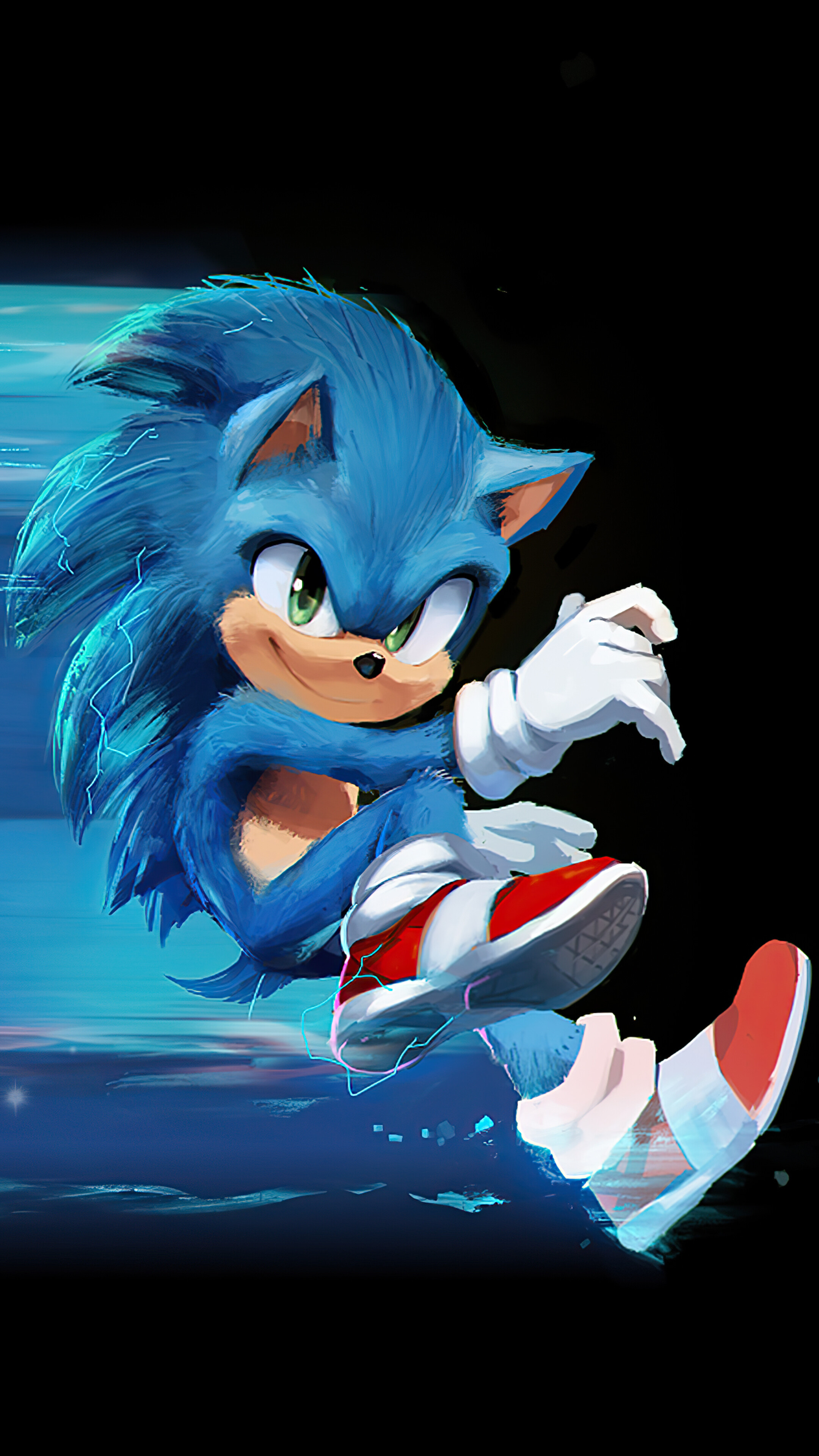 Sonic HD, Michelle Peltier, Vibrant colors, Fast-paced, 2160x3840 4K Phone