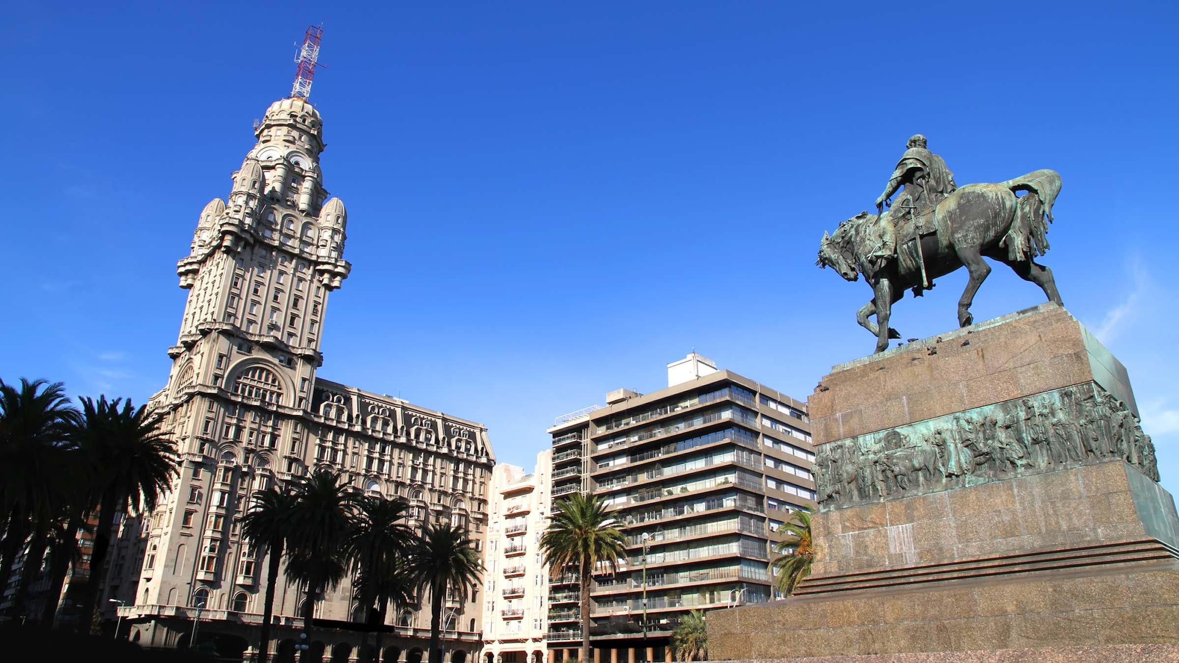 Statue of Artigas, Montevideo (Uruguay) Wallpaper, 2400x1350 HD Desktop