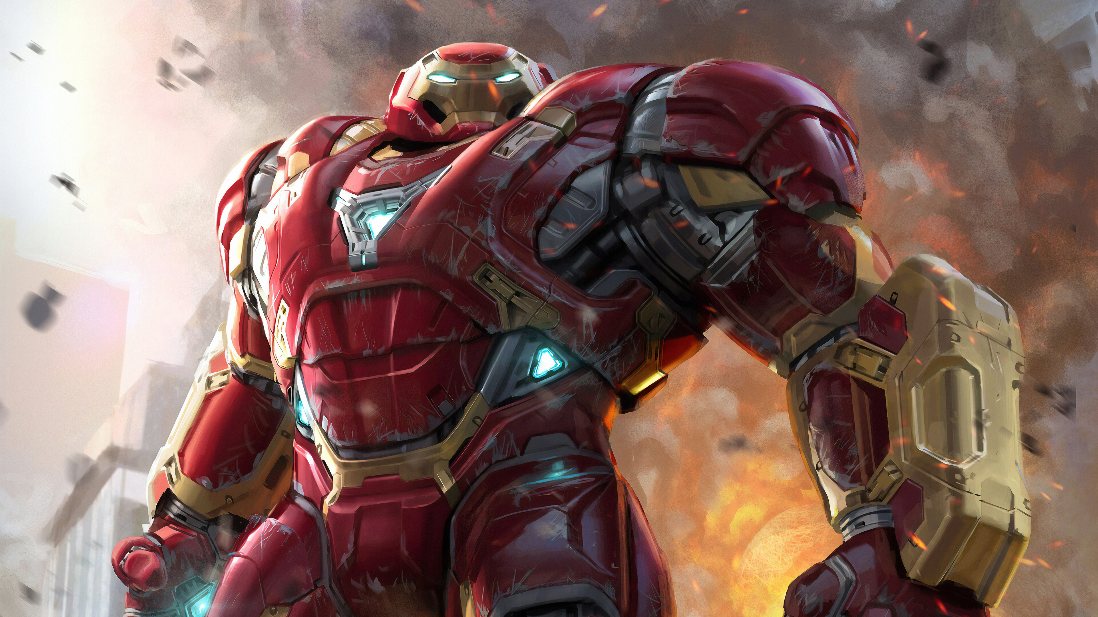 Hulkbuster, Epic wallpapers, Stunning visuals, Comic book greatness, 3840x2160 4K Desktop