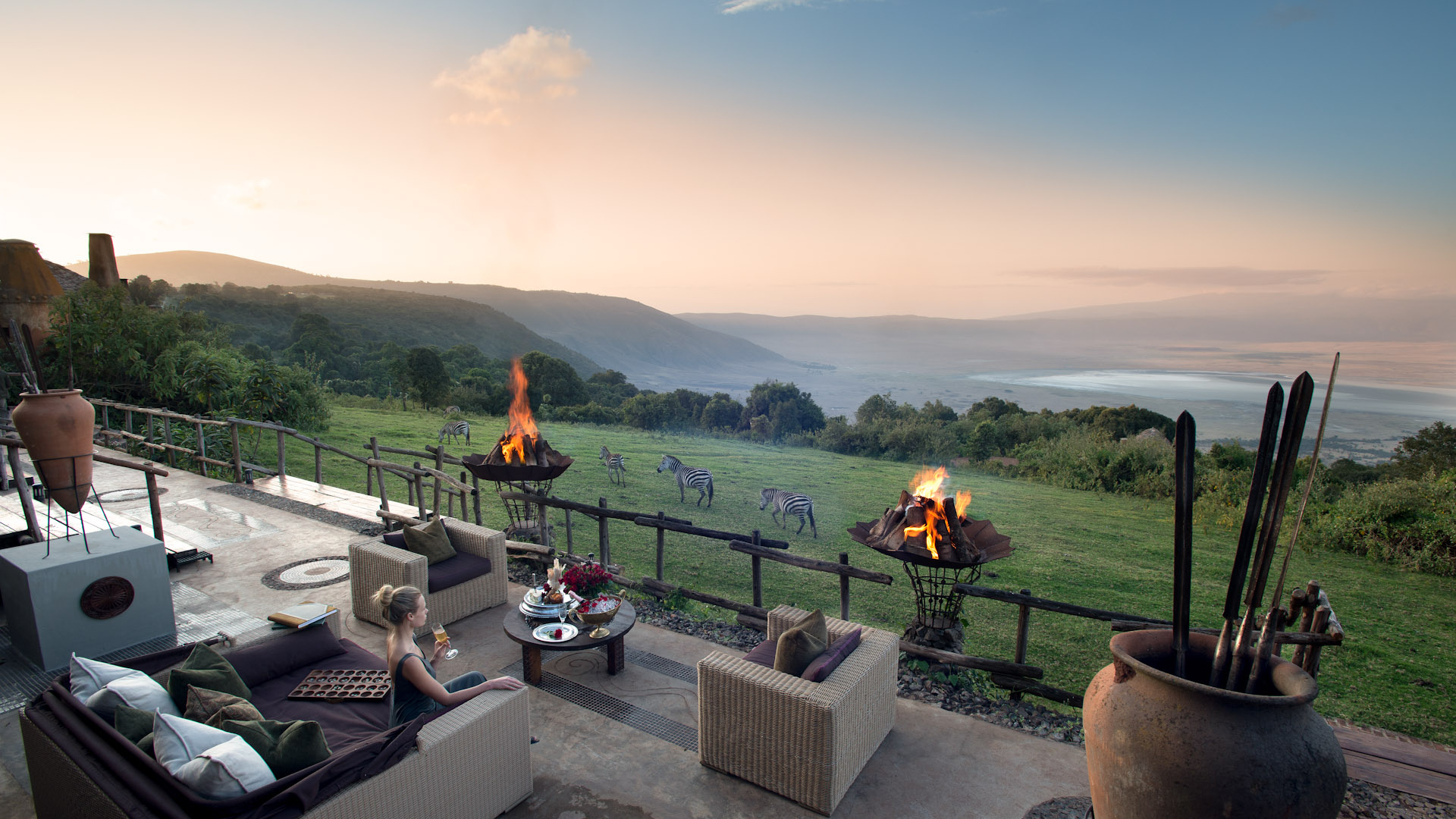 Ngorongoro Crater, Ngorongoro Crater Lodge, Tanzania, Natural World Safaris, 1920x1080 Full HD Desktop