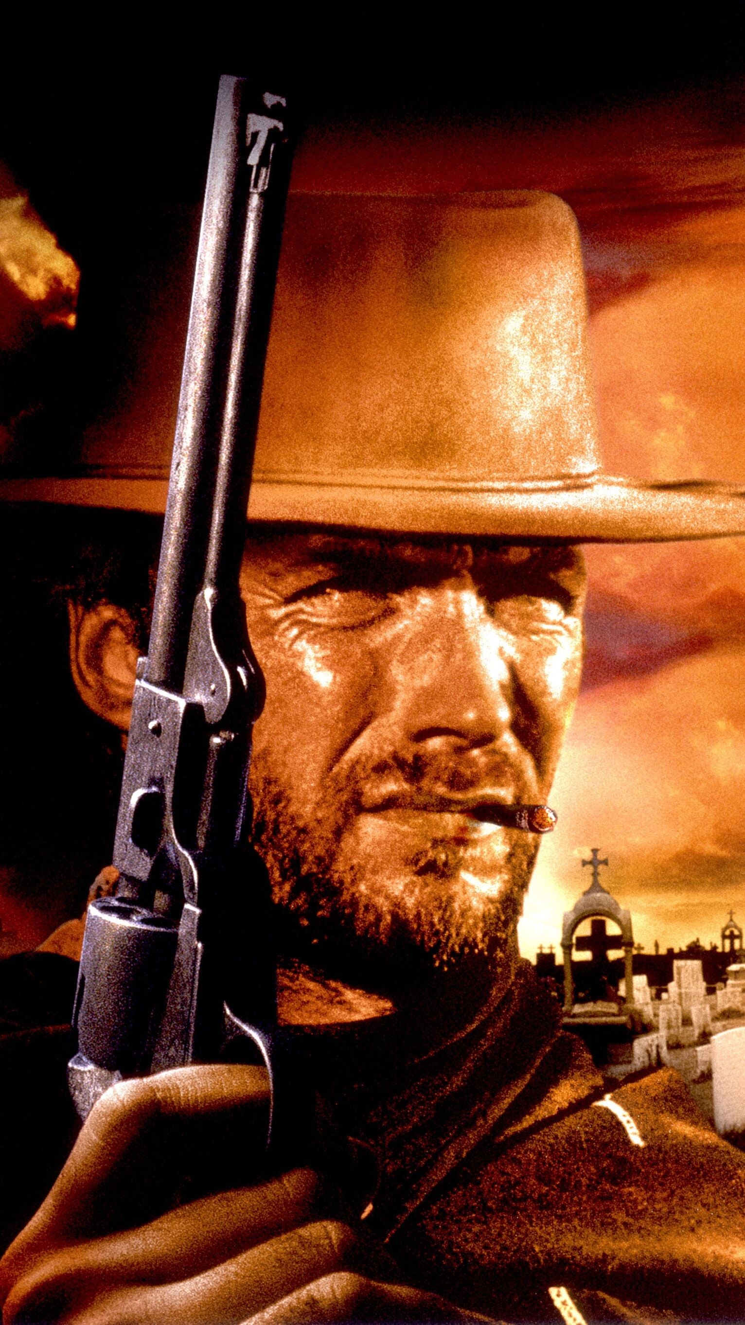 A Fistful of Dollars, Phone wallpaper, Movie mania, Eastwood movies, 1540x2730 HD Phone