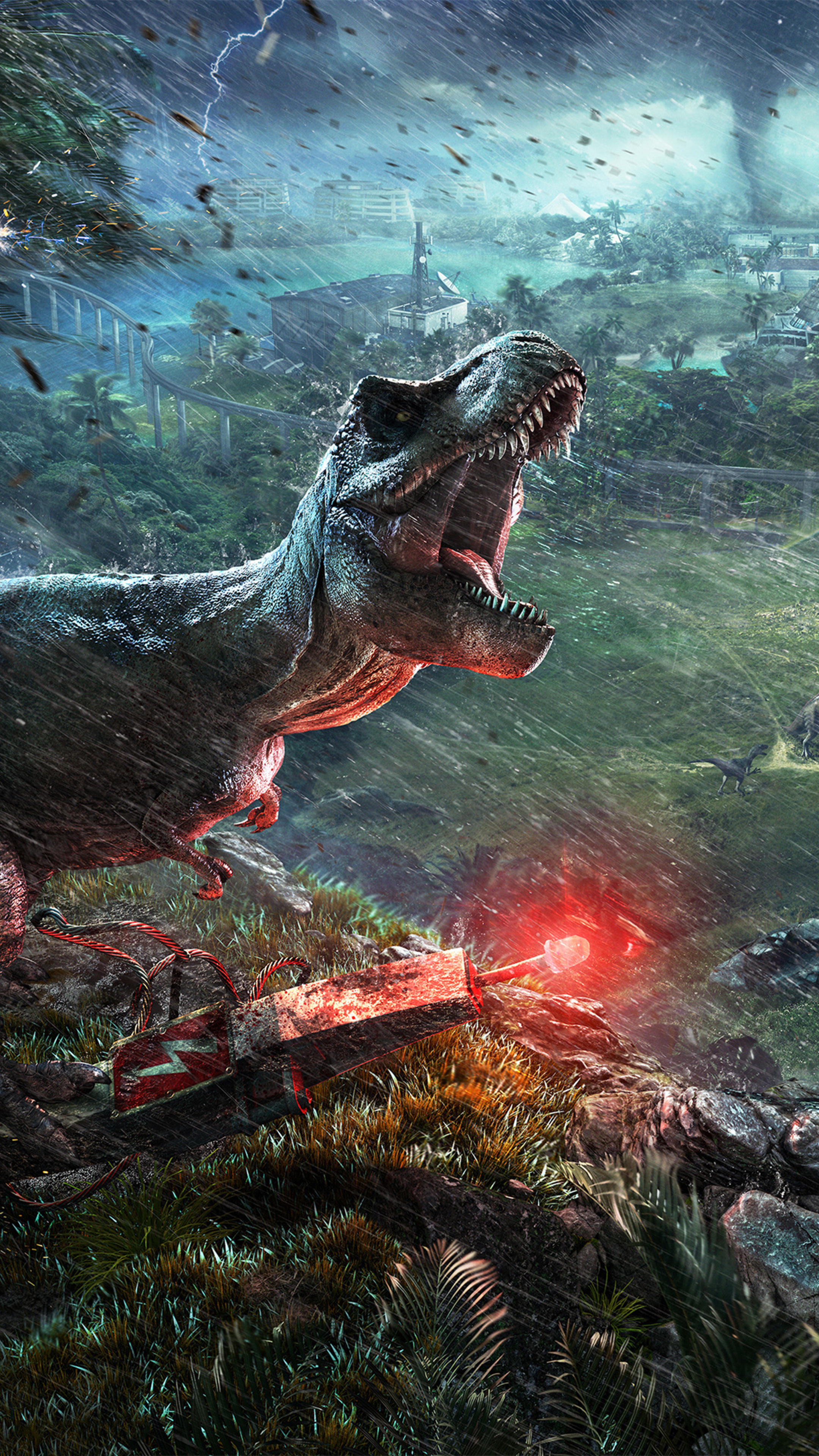 Jurassic World Evolution, Dinosaurs Wallpaper, 2160x3840 4K Phone
