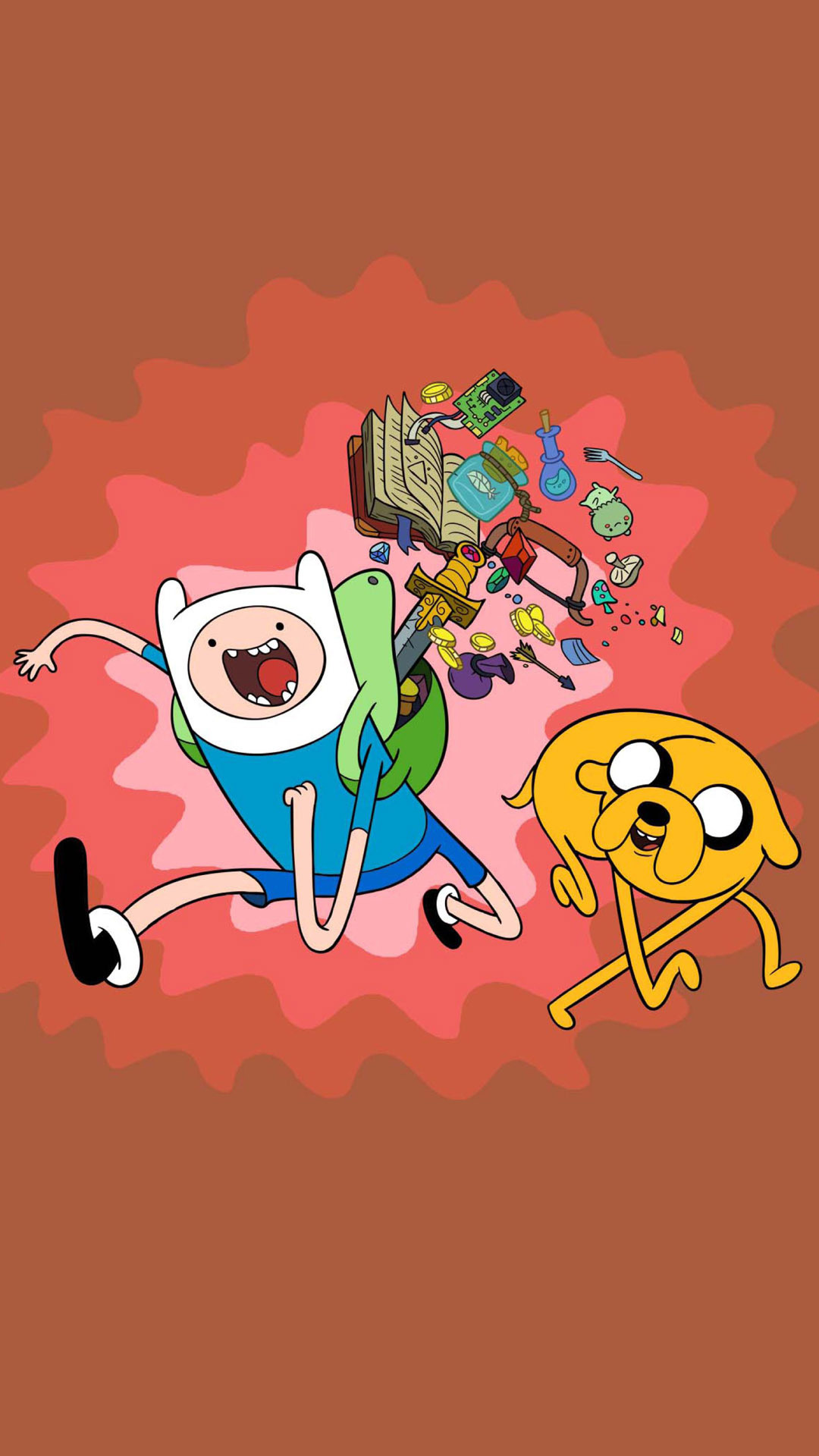 Finn and Jake, Mobile wallpapers, HD download, Phone wallpaper, 1080x1920 Full HD Phone