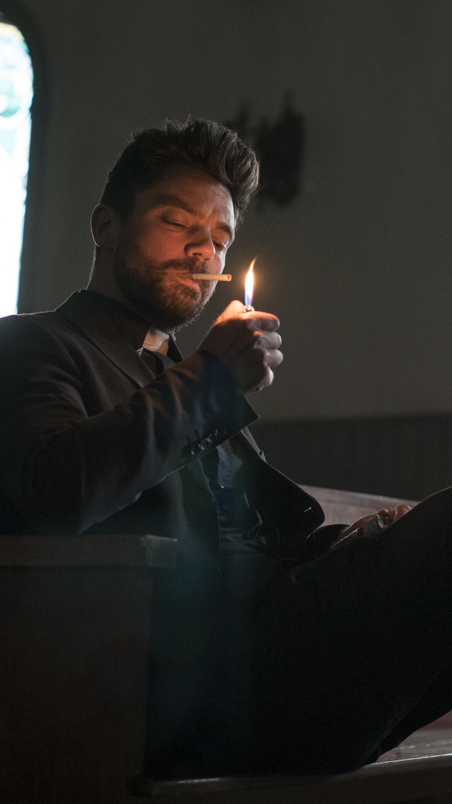 Dominic Cooper, Preacher character, Best TV series, Movies, 1440x2560 HD Phone