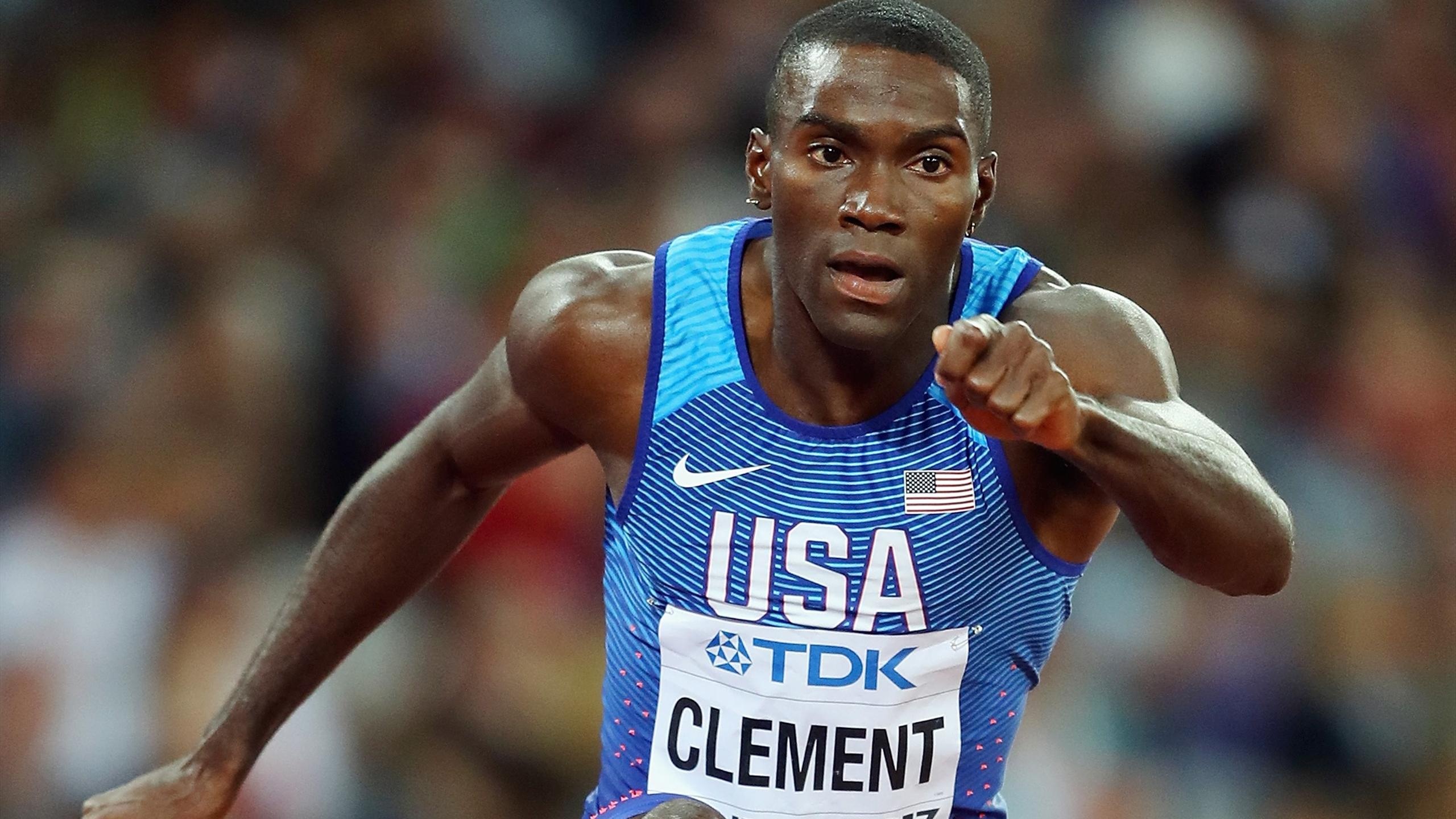 Kerron Clement, World Athletics Championships 2017, Hurdles Gold, Eurosport, 2560x1440 HD Desktop