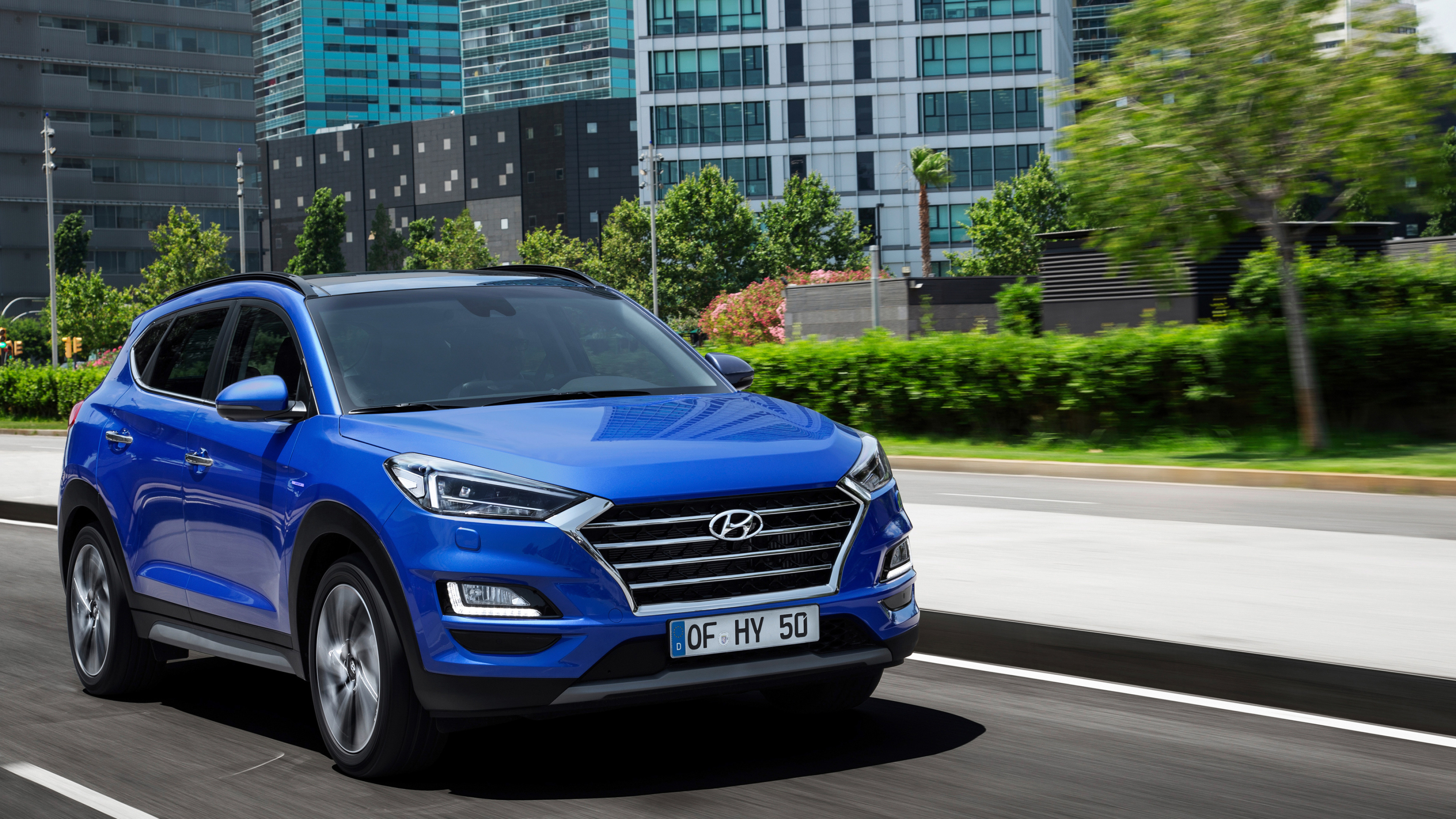 Hyundai Tucson 2018, Enhanced features, Comfortable cabin, Advanced safety, 3840x2160 4K Desktop