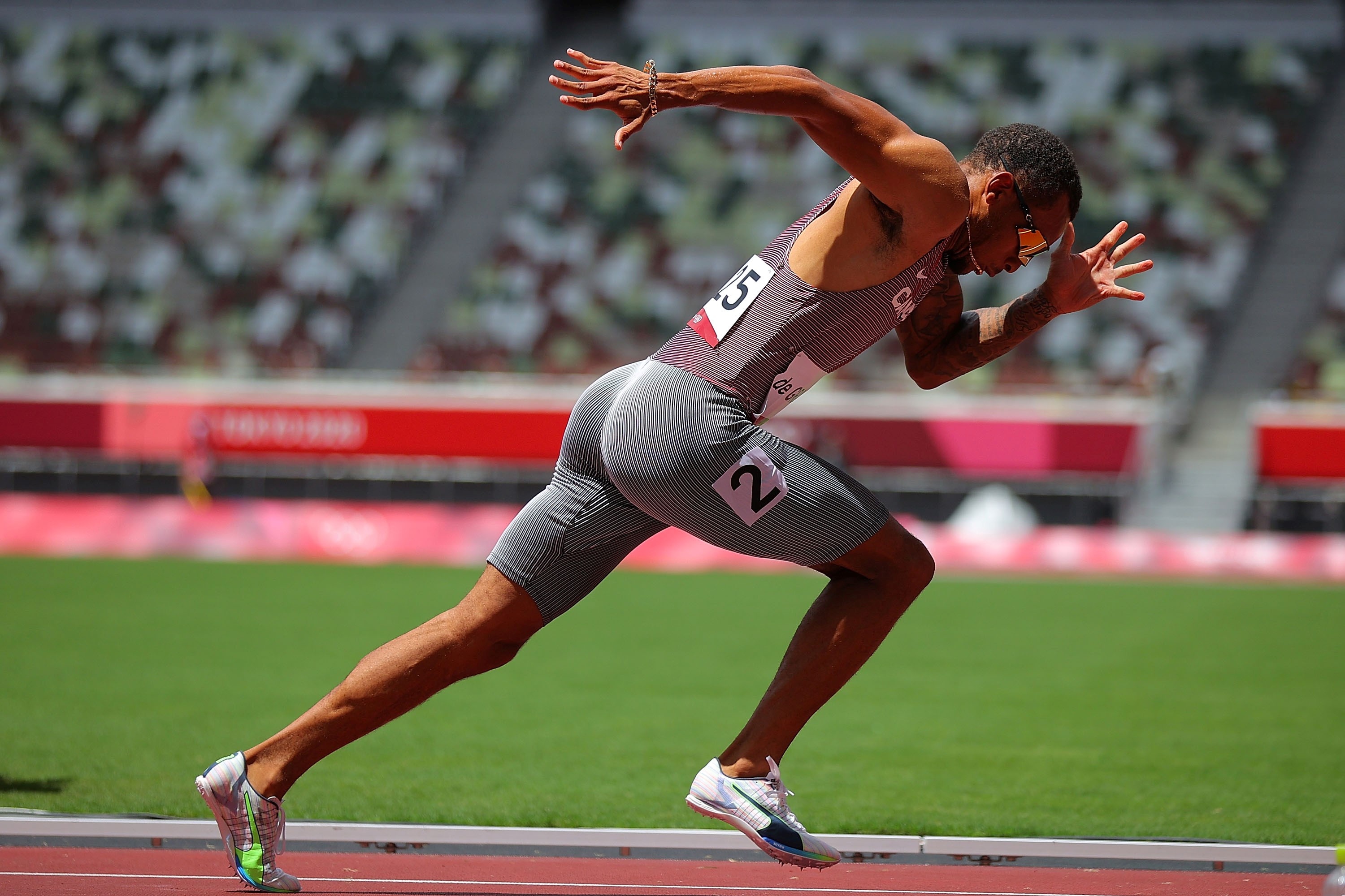 Andre De Grasse, Canadian record, Impressive 200m, Track and field, 3000x2000 HD Desktop