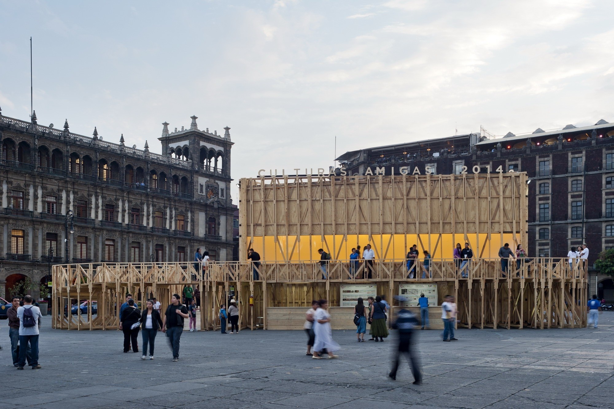 Zocalo (Constitution Square), Pavilion for the Culture Fair, Architectural design, Cultural event, 2000x1340 HD Desktop