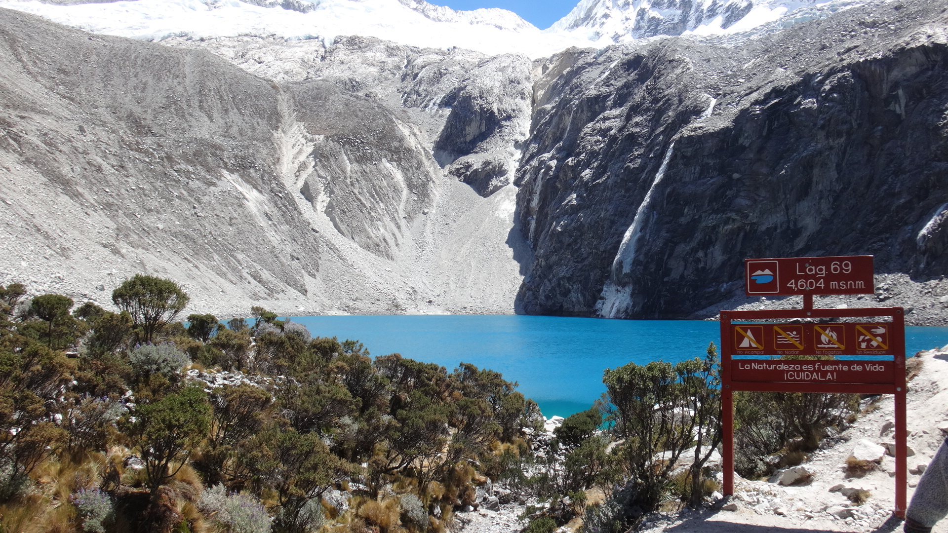 Huascaran National Park, Laguna 69, Huaraz, Peru, 1920x1080 Full HD Desktop