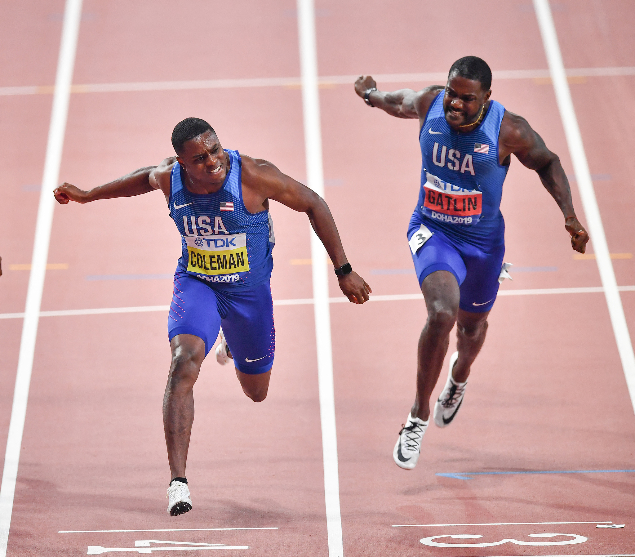 Christian Coleman, Ban reduced, Misses Olympics, World champion, 2050x1800 HD Desktop