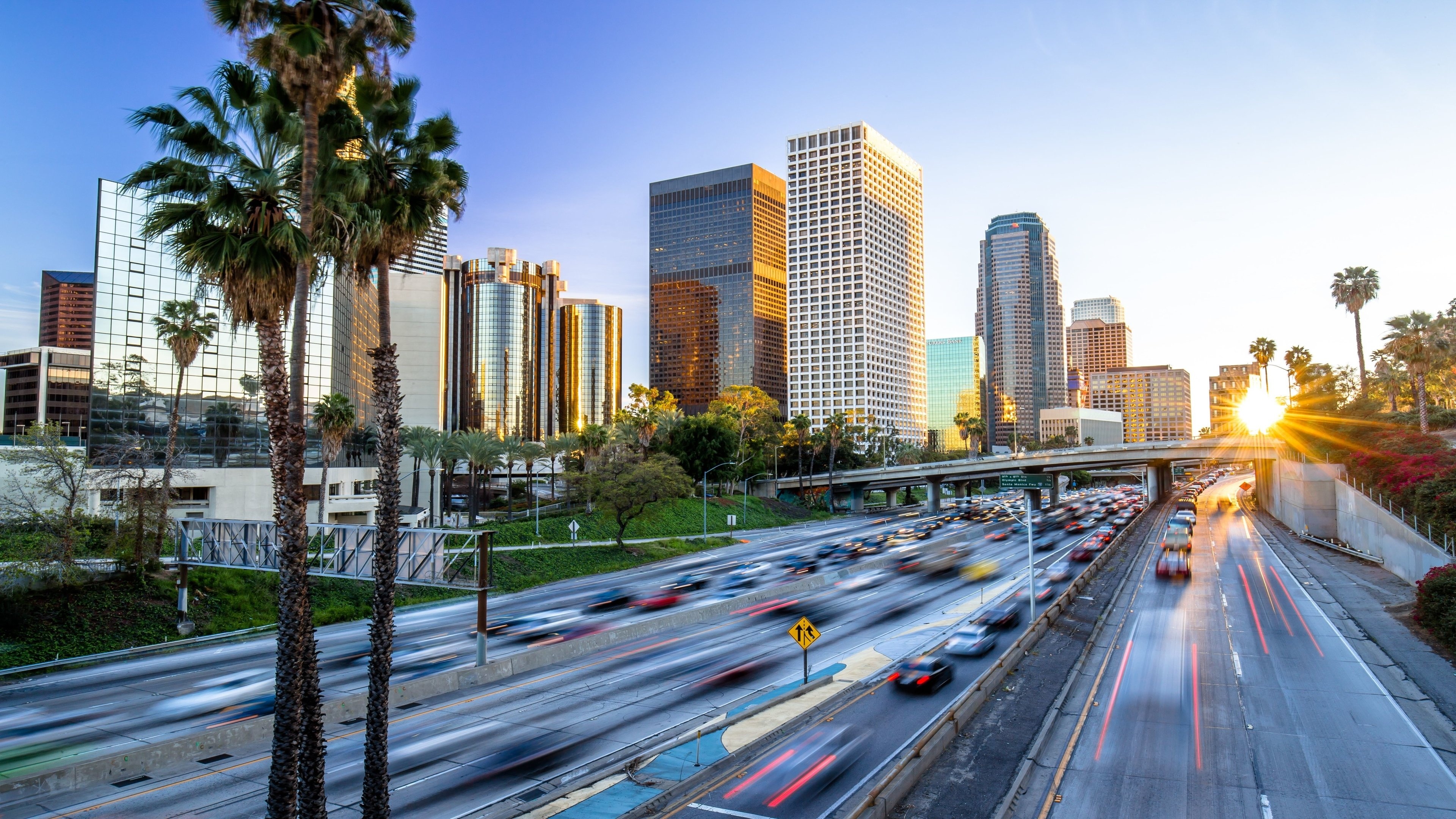 Downtown, Los Angeles Wallpaper, 3840x2160 4K Desktop