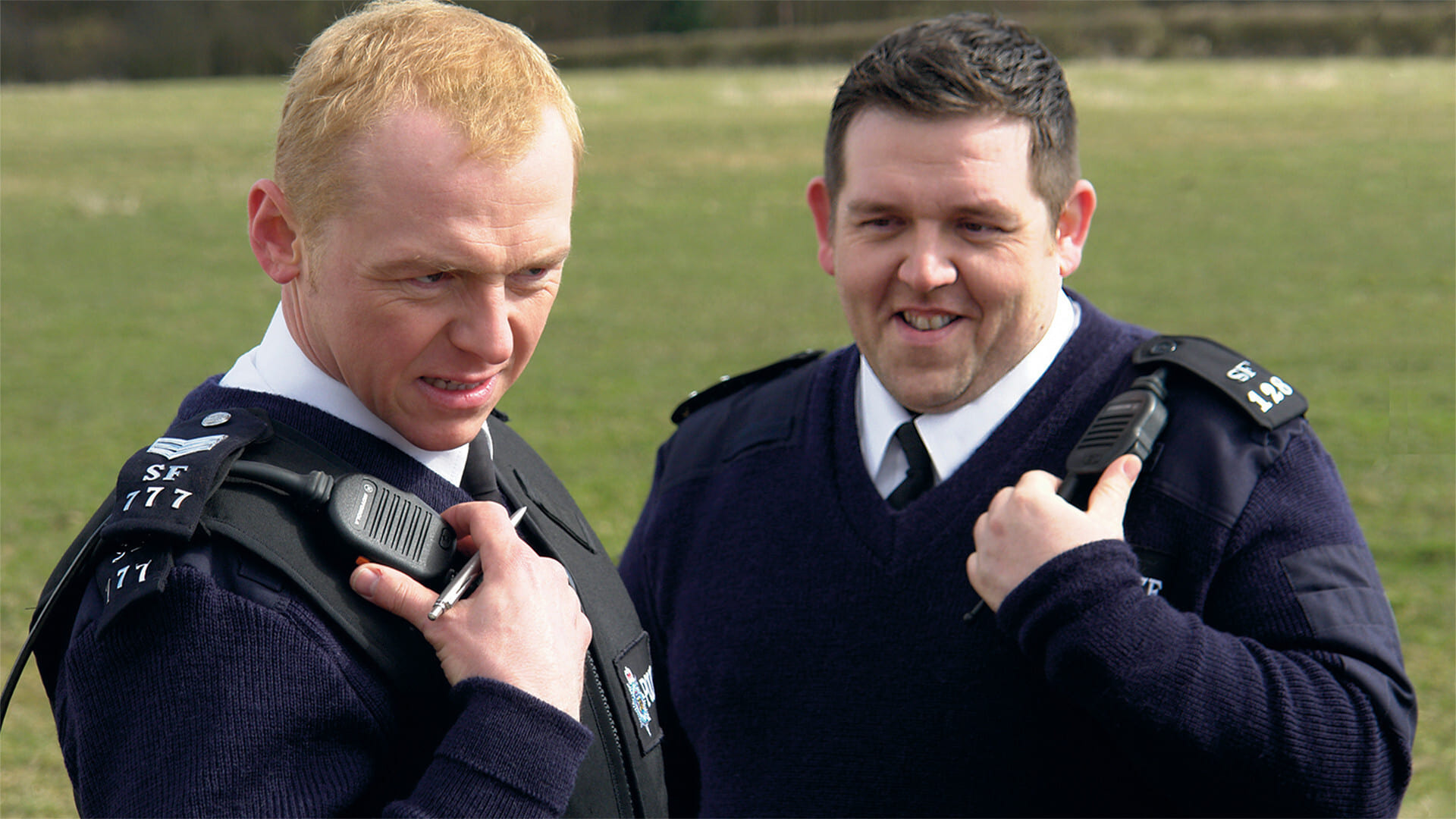 Hot Fuzz, IMDb movie database, Intriguing backdrops, Filmmaking details, 1920x1080 Full HD Desktop