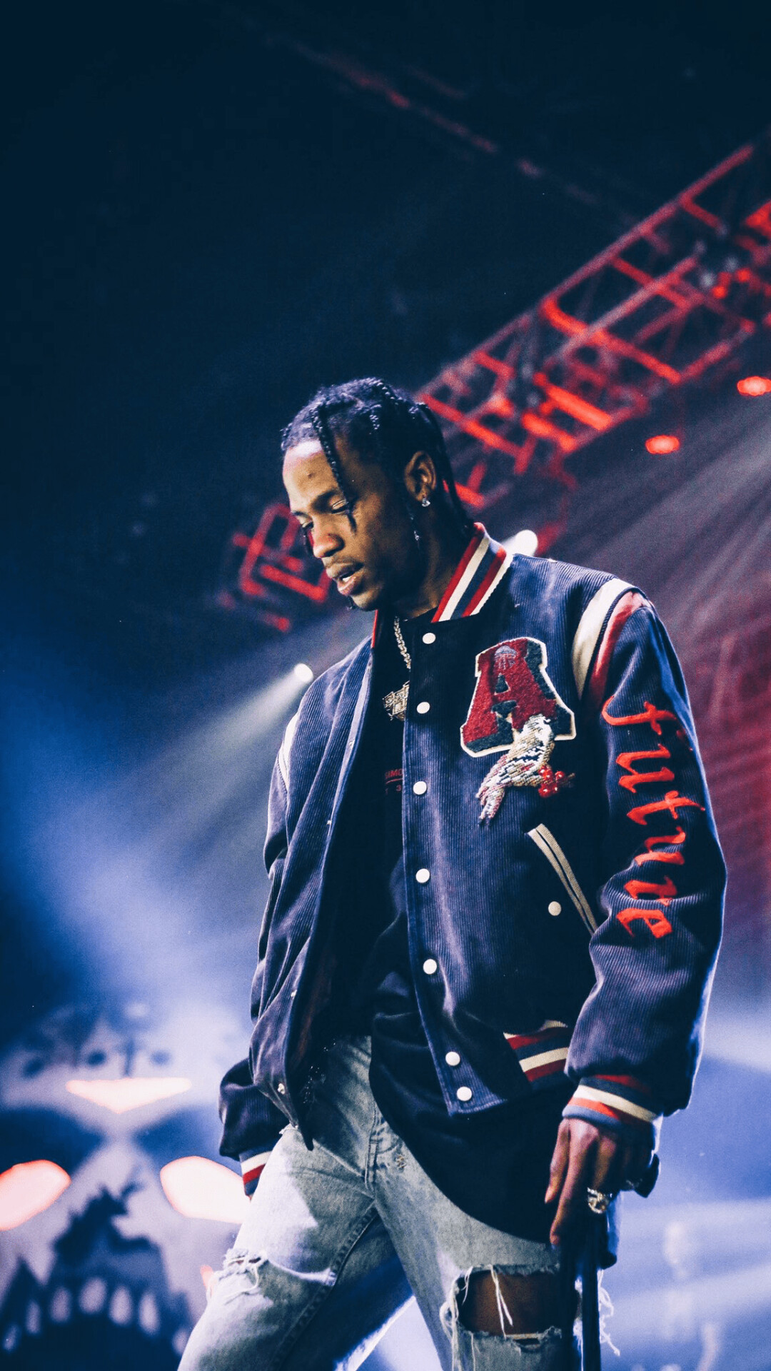 Travis Scott, Energetic performances, Hip-hop superstar, Unique musical style, 1080x1920 Full HD Phone