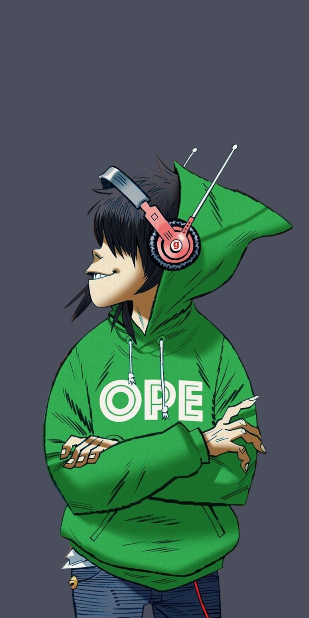 Noodle (Gorillaz), Fascinating character, Artistic wallpapers, Top-quality backgrounds, 1080x2160 HD Phone