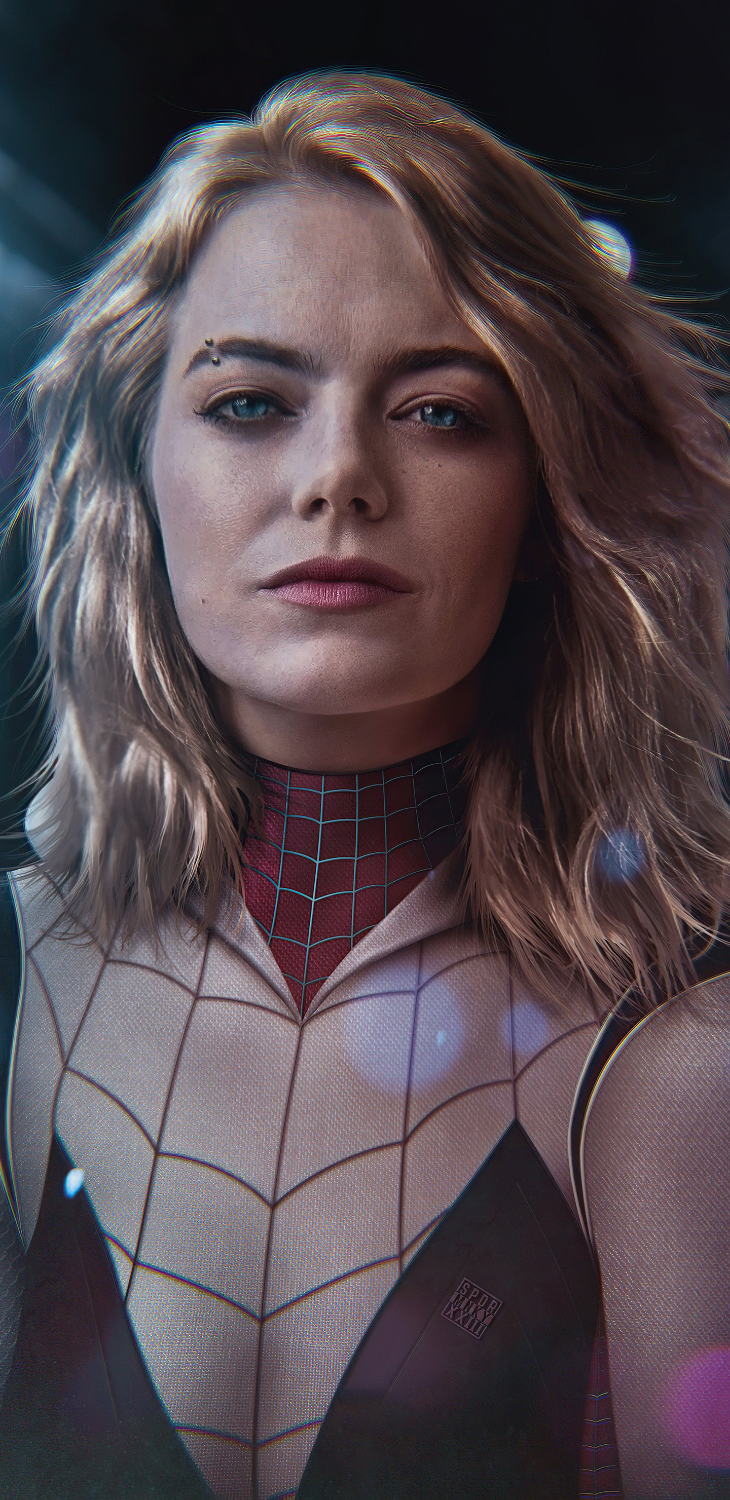 Emma Stone as Gwen Stacy, Samsung Galaxy Note 9, 1440x2960 HD Phone