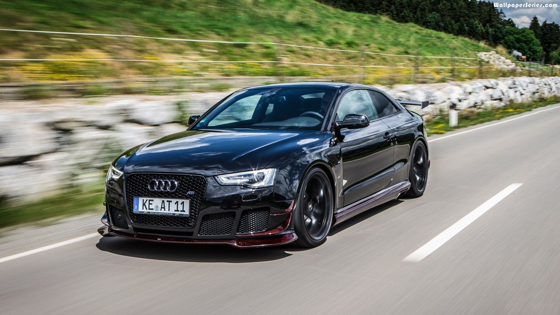 Audi S5, Black beauty, Sleek and powerful, Luxury performance, 1920x1080 Full HD Desktop