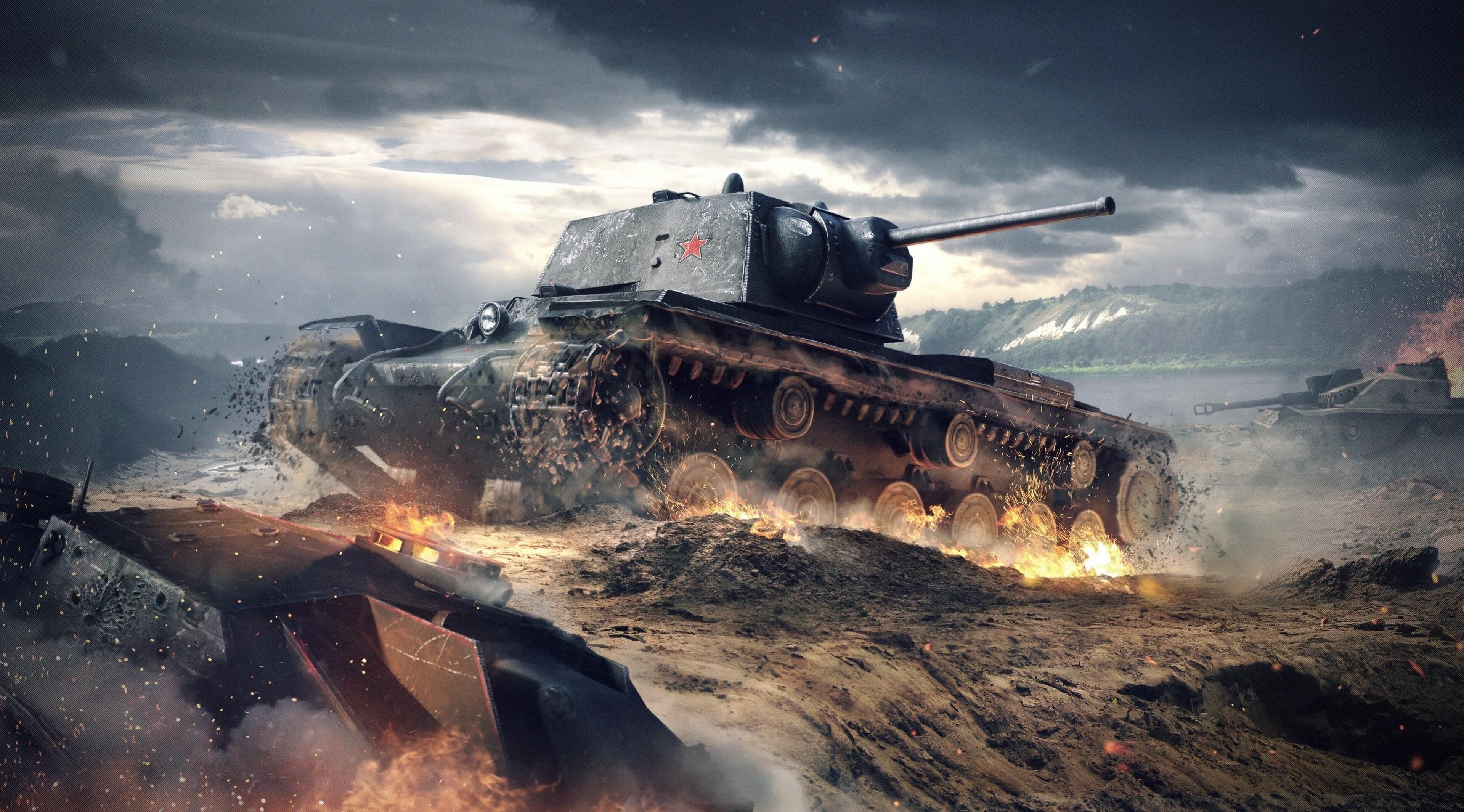 KV-1, World of Tanks Wallpaper, 3840x2130 HD Desktop