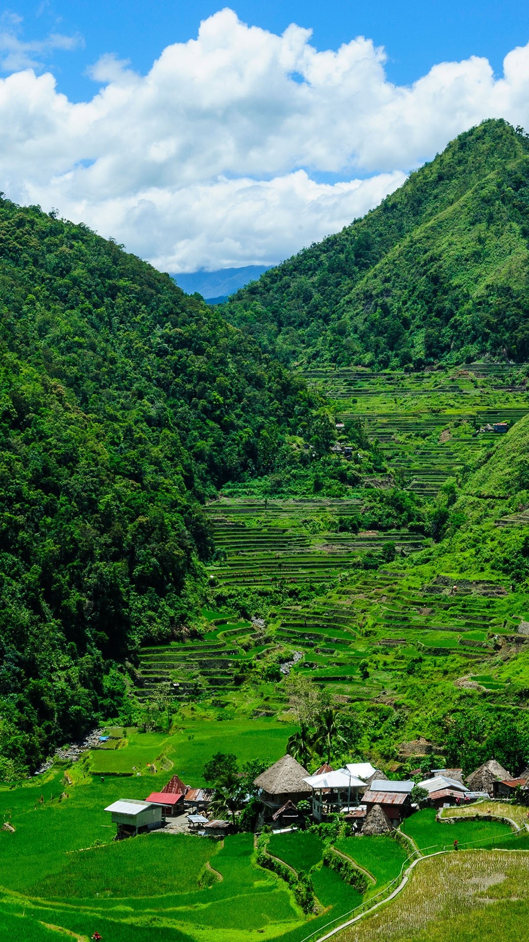 Banaue Rice Terraces, Windows 10 spotlight, Artistic village, Northern luzon charm, 1080x1920 Full HD Phone