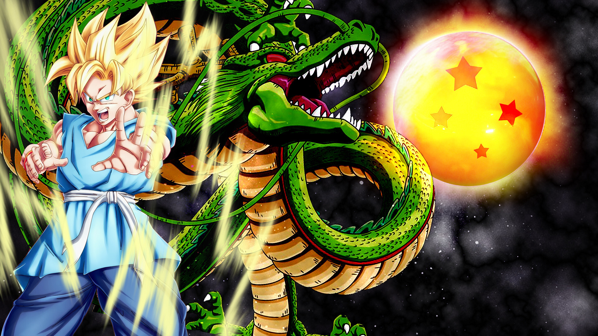 Goku Super Saiyan, Wallpaper collection, Epic imagery, 1920x1080 Full HD Desktop