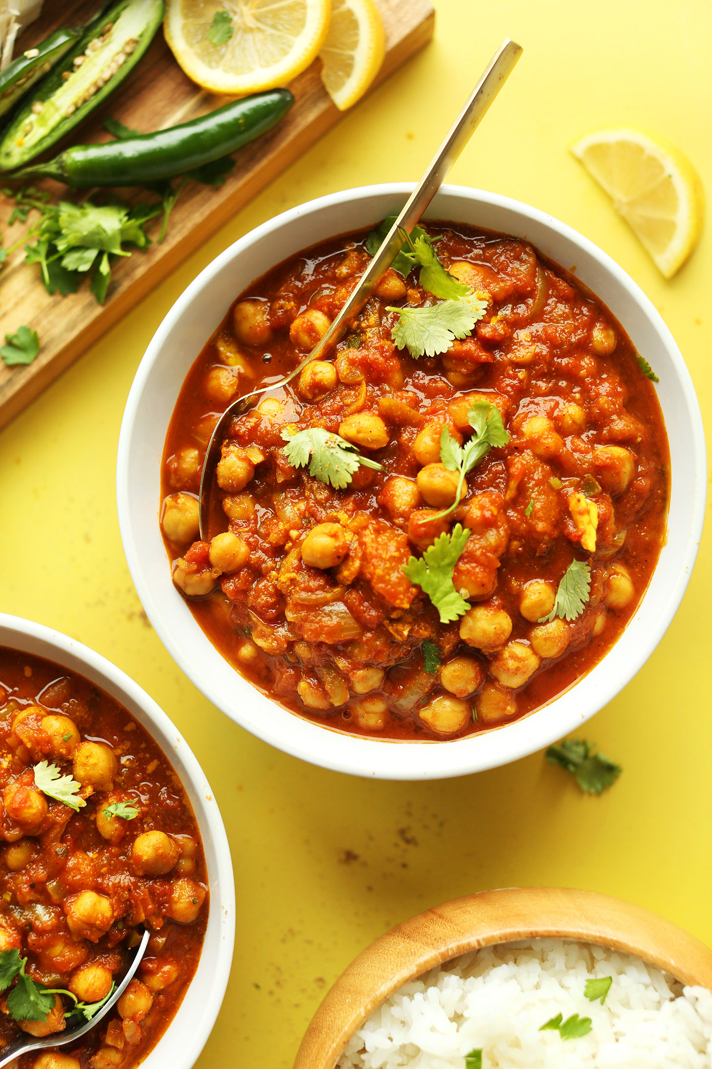 Easy chana masala, Minimalist baker, 1460x2190 HD Phone