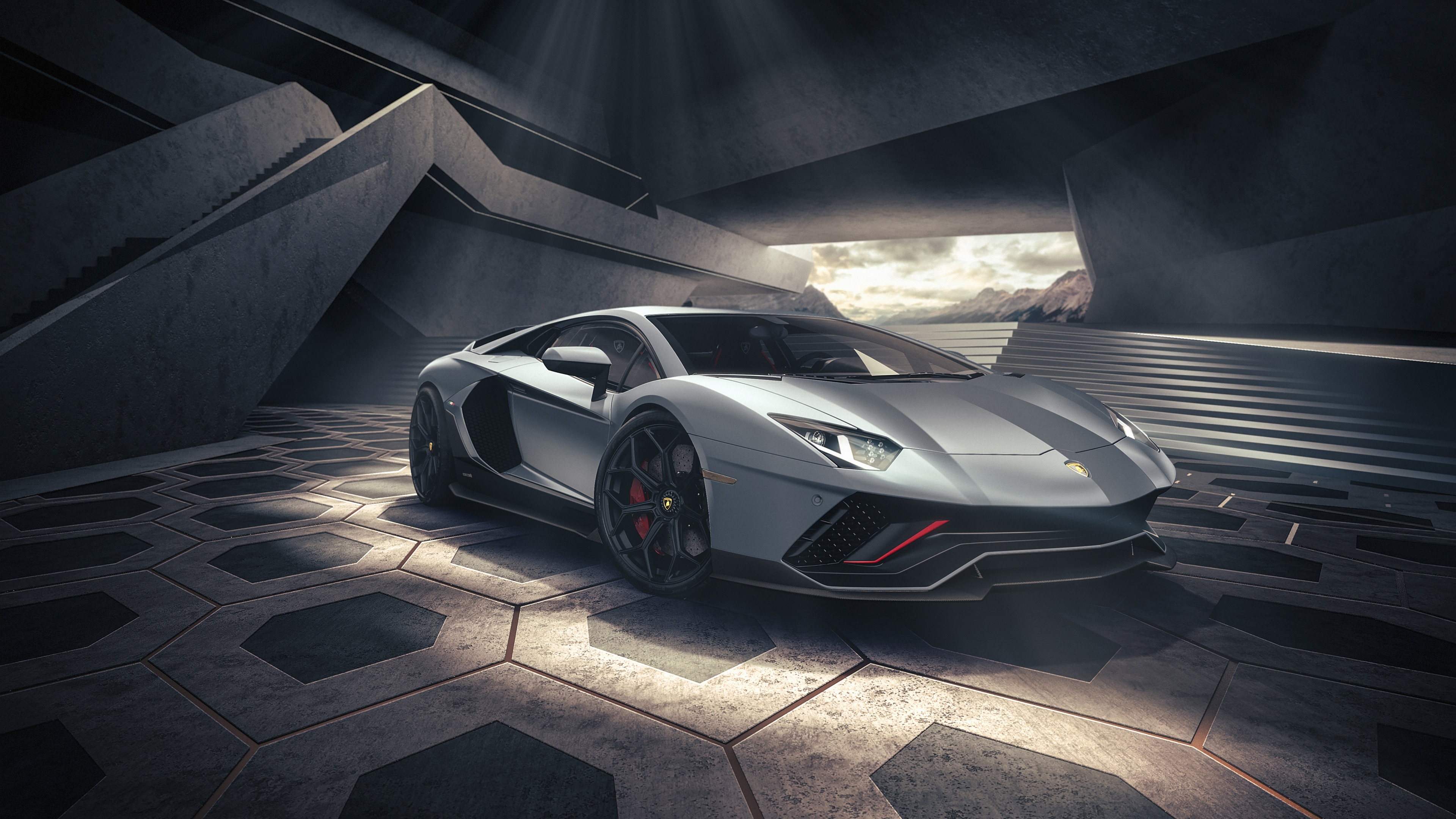 LP 780-4 Front View, LP Cars Wallpaper, 3840x2160 4K Desktop