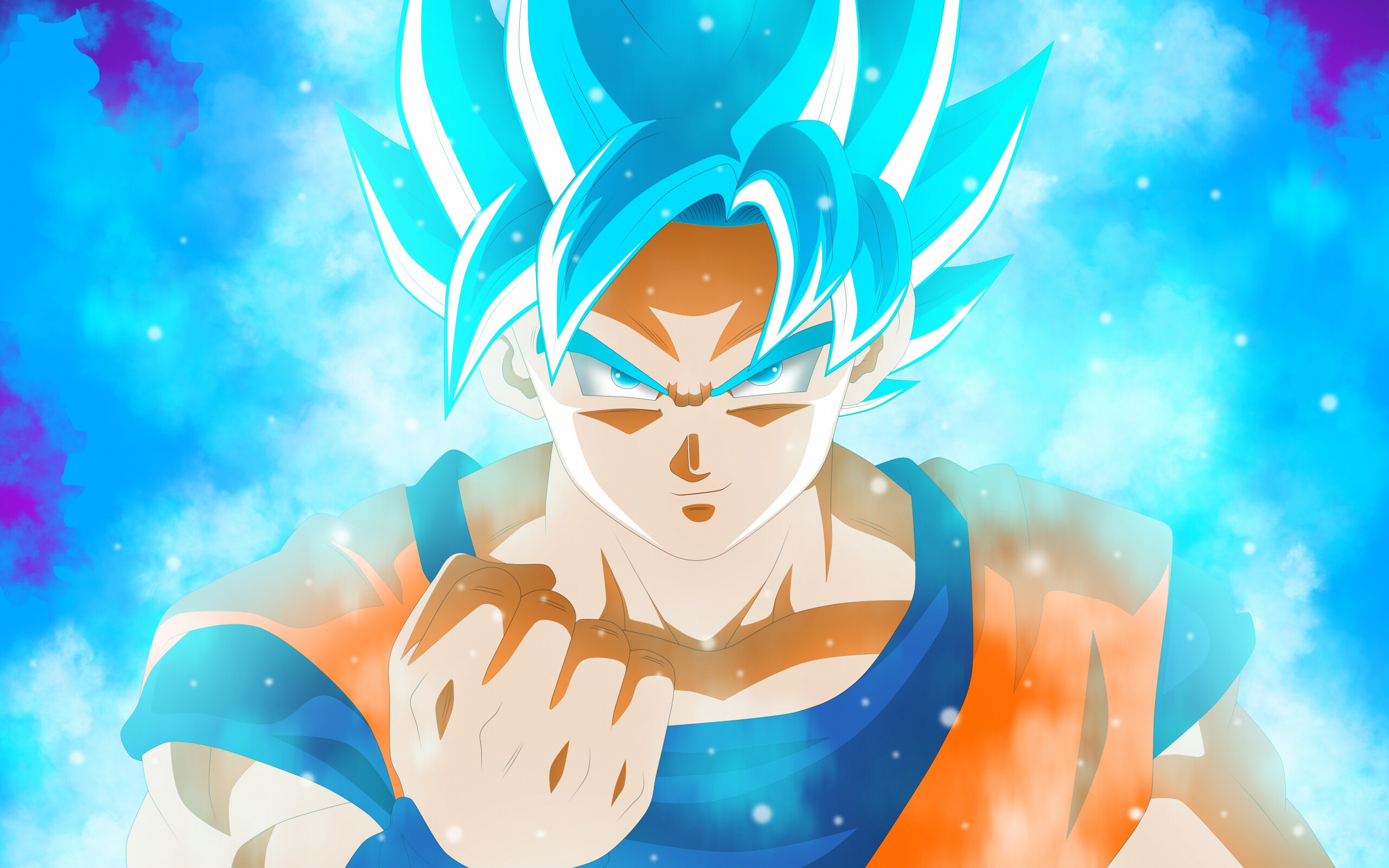 Download dragon ball, anime boy, goku, ultra instinct wallpaper, dual wide 16:10 hd image, background, 6295 2560x1600