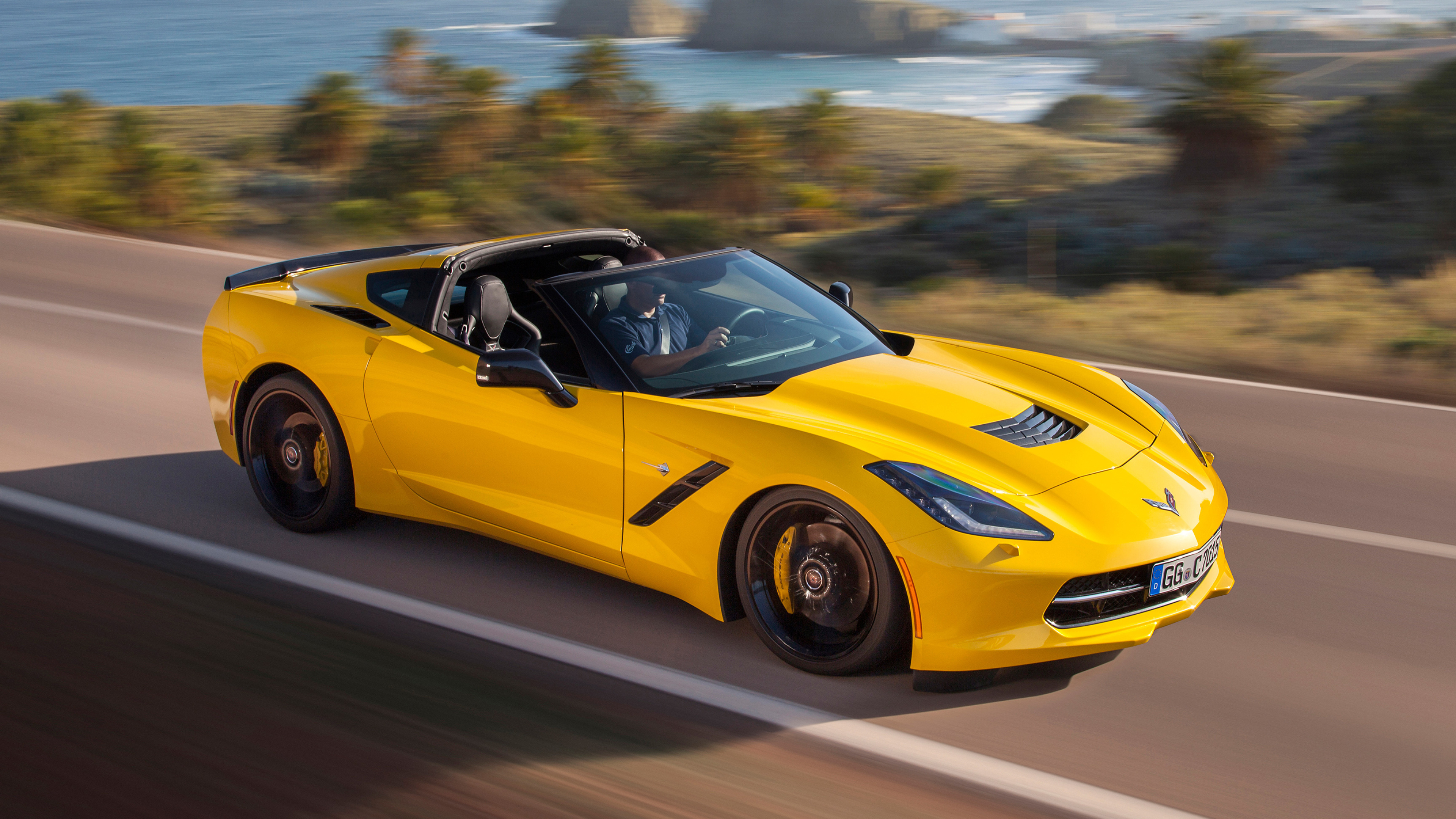 Convertible, Chevrolet Corvette Wallpaper, 3840x2160 4K Desktop