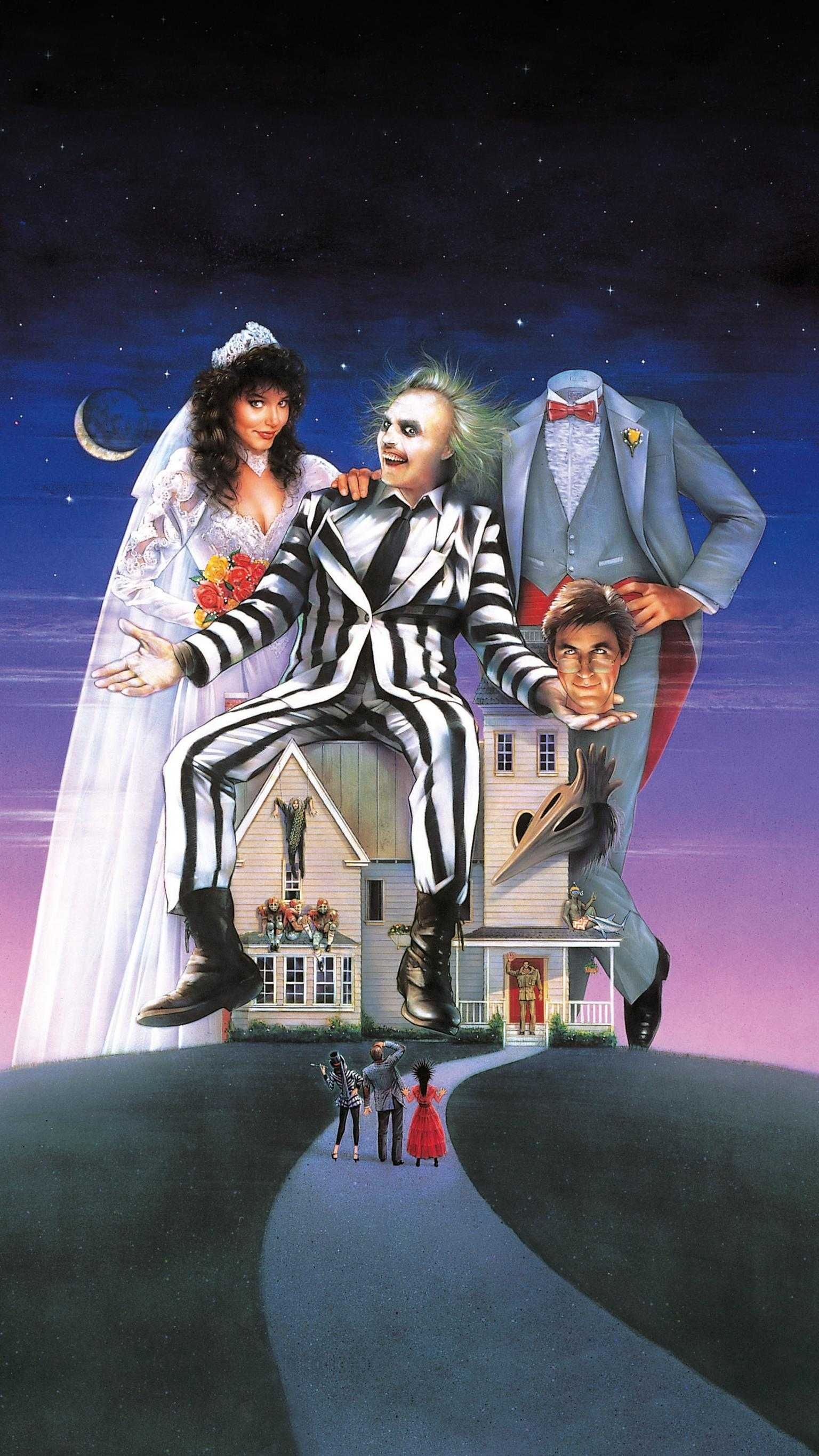 Beetlejuice movie, Comedy fantasy film, Dark movie, Winona Ryder, 1540x2740 HD Phone