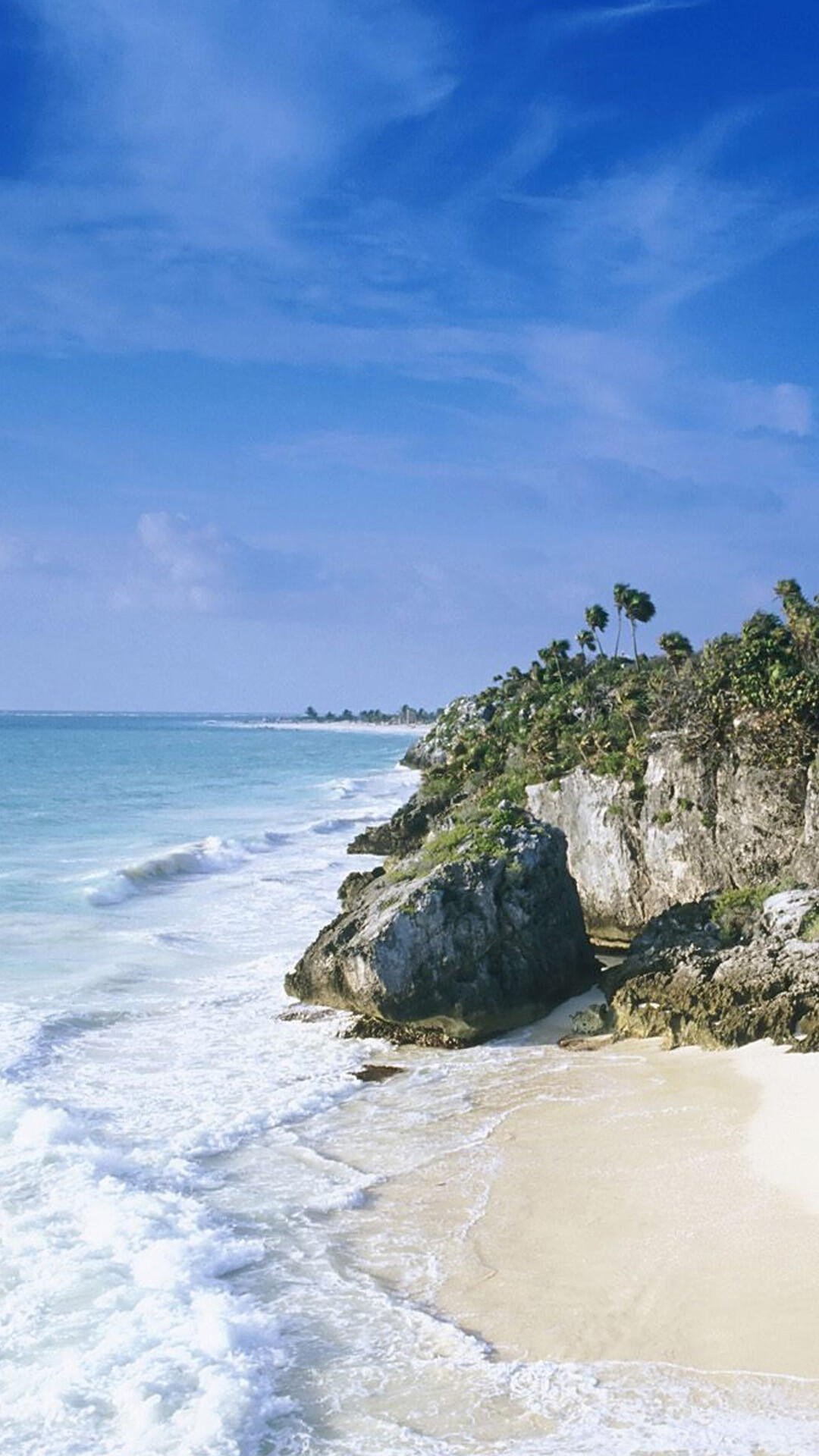 Mayan ruins wallpaper, Mexico beach, Galaxy S5 wallpaper, Ancient history, 1080x1920 Full HD Phone