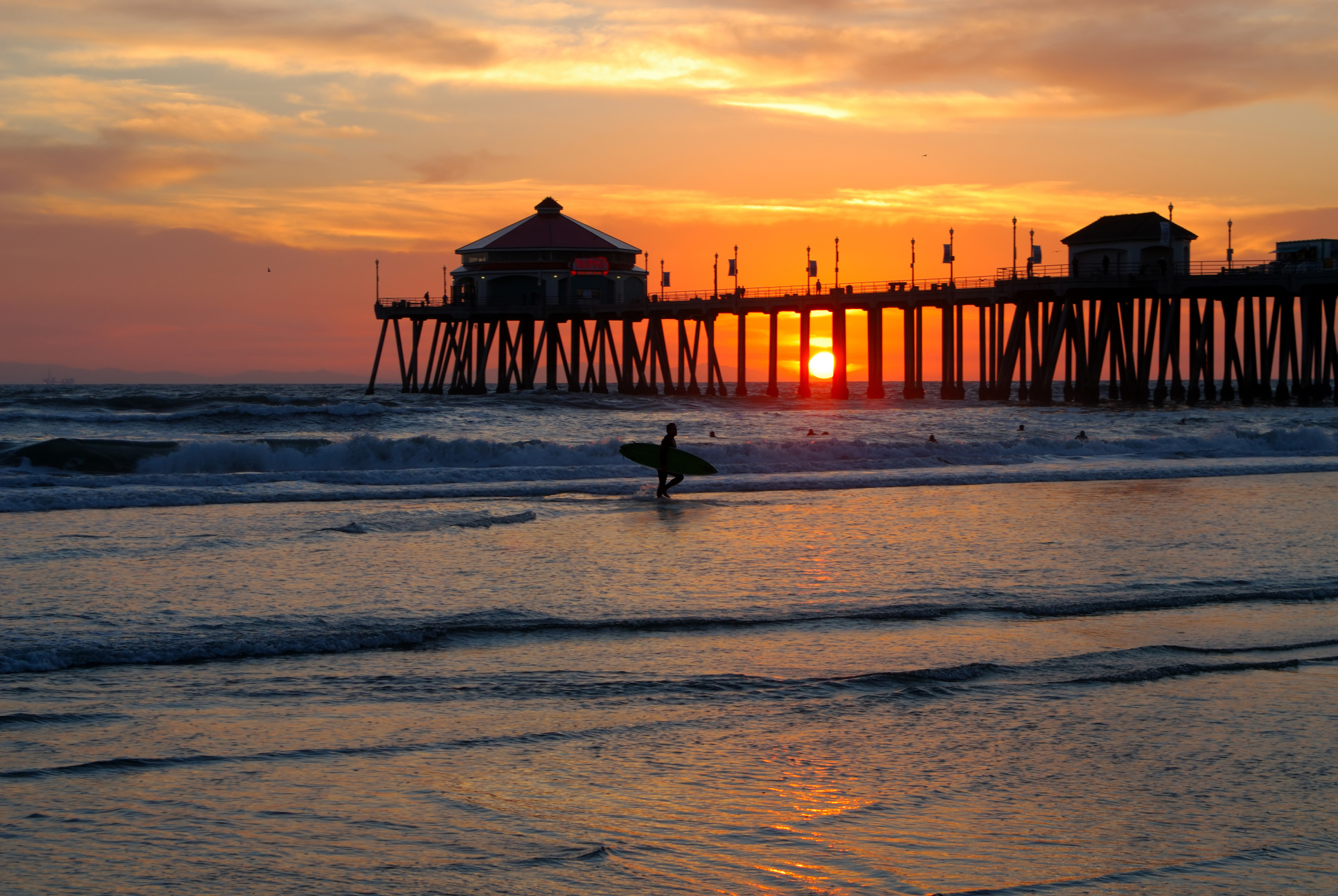 Huntington Beach, OC Beachinfo, California, 2120x1420 HD Desktop