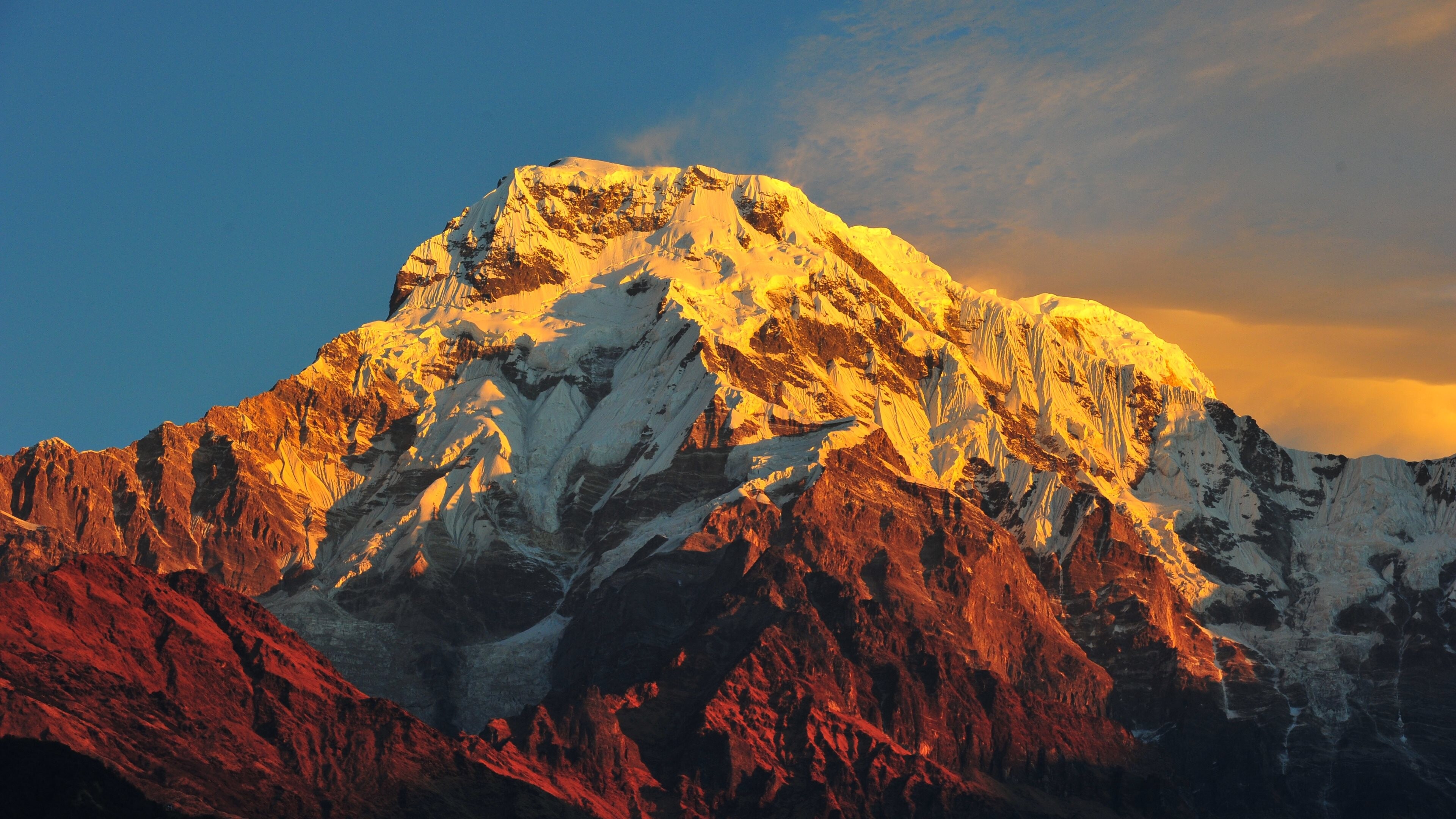 Geological wonders, Majestic Mount Everest, Stunning 4K image, Outdoor adventure, 3840x2160 4K Desktop