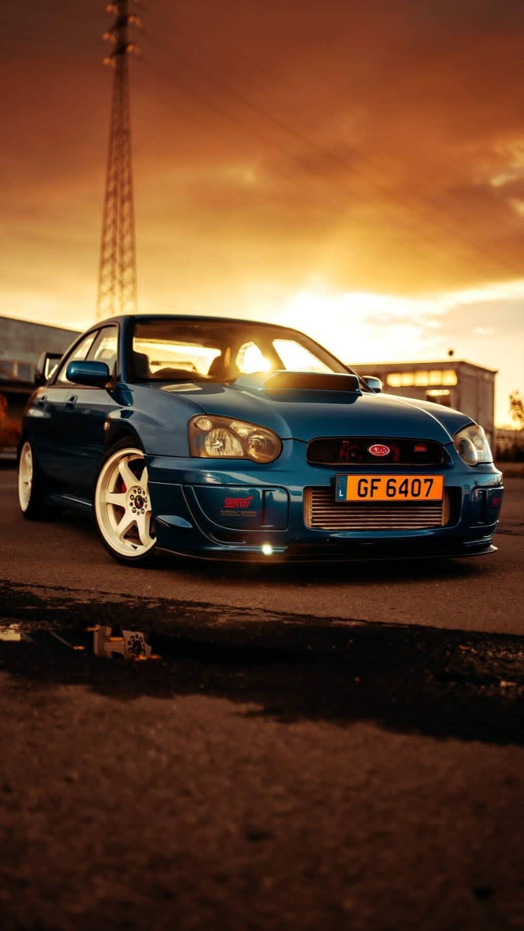 Subaru Impreza, Auto design, STI model, Impressive performance, 1080x1920 Full HD Phone