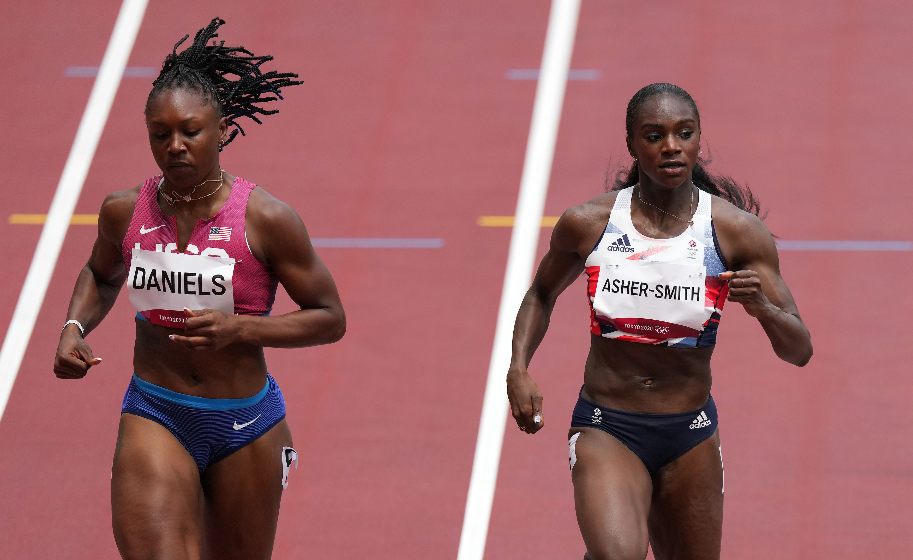 Dina Asher-Smith, Team GB, Golden girl, Tokyo 2020, 3500x2150 HD Desktop