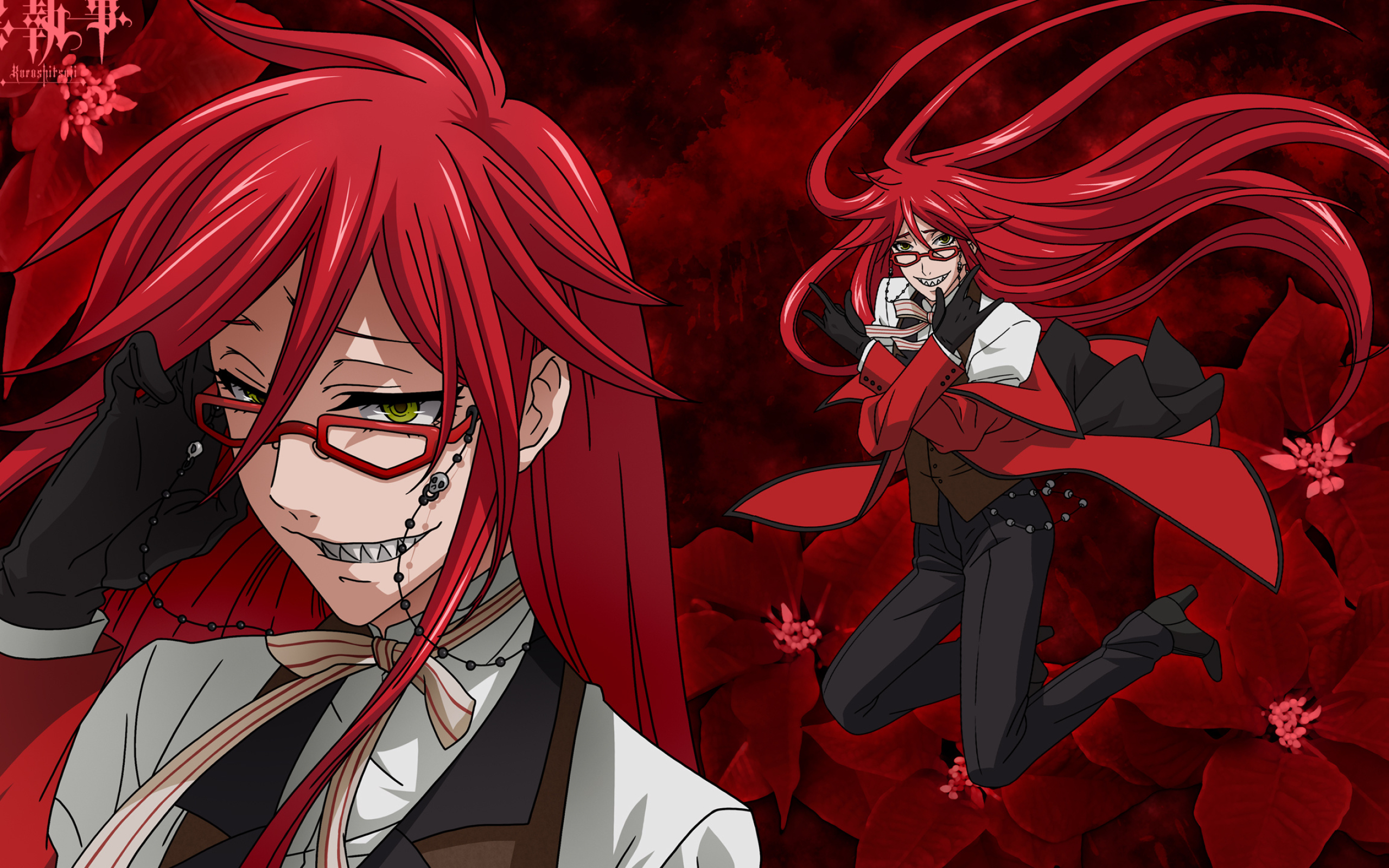 Grell Sutcliff, Anime, Kuroshitsuji, HD wallpaper, 2560x1600 HD Desktop