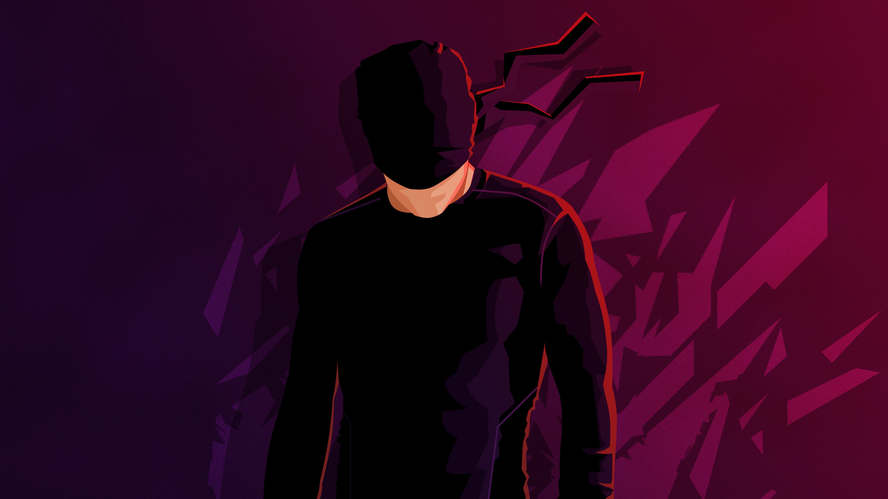 Daredevil Comics, Daredevil minimalism HD, IPhone 7 6S, Pixel XL, 3000x1690 HD Desktop