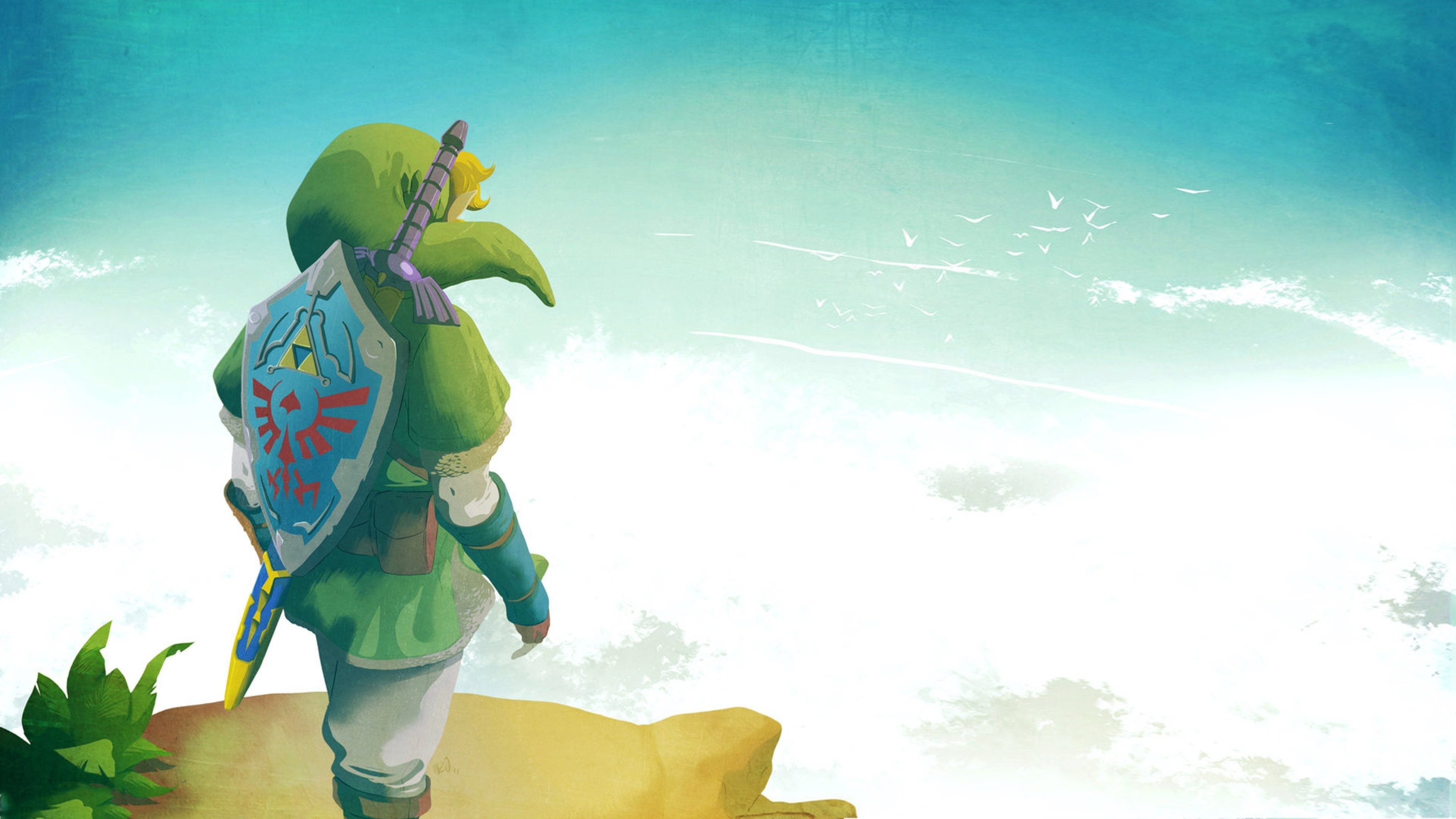 Zelda wallpaper HD 2015, Breath-taking artwork, Gaming nostalgia, Epic battles, Hero's destiny, 3840x2160 4K Desktop