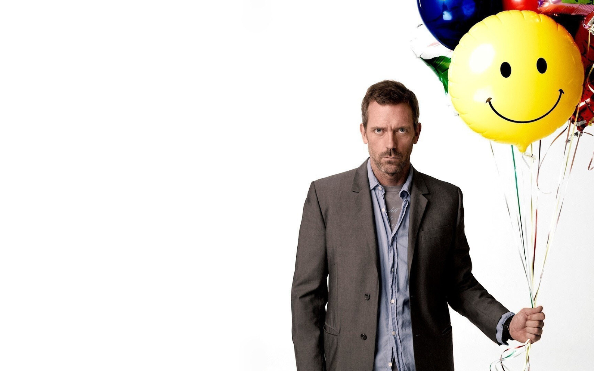 House M. D., Dr. Gregory House, Balloon wallpaper, Quirky genius, 1920x1200 HD Desktop