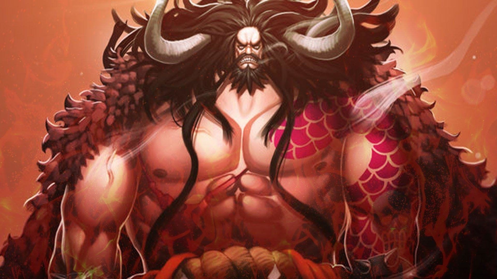 Kaido, One Piece, Striking image, Abyss gallery, 1920x1080 Full HD Desktop