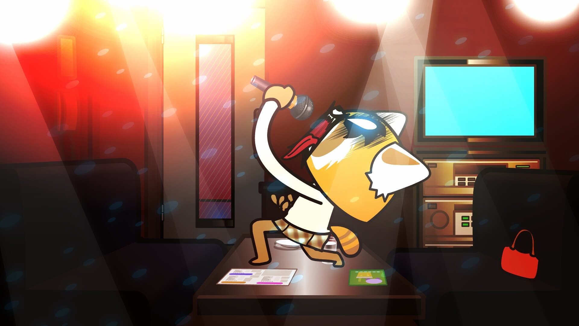 Aggretsuko, Adorably aggressive, Cute and honest, Screen queens, 1920x1080 Full HD Desktop