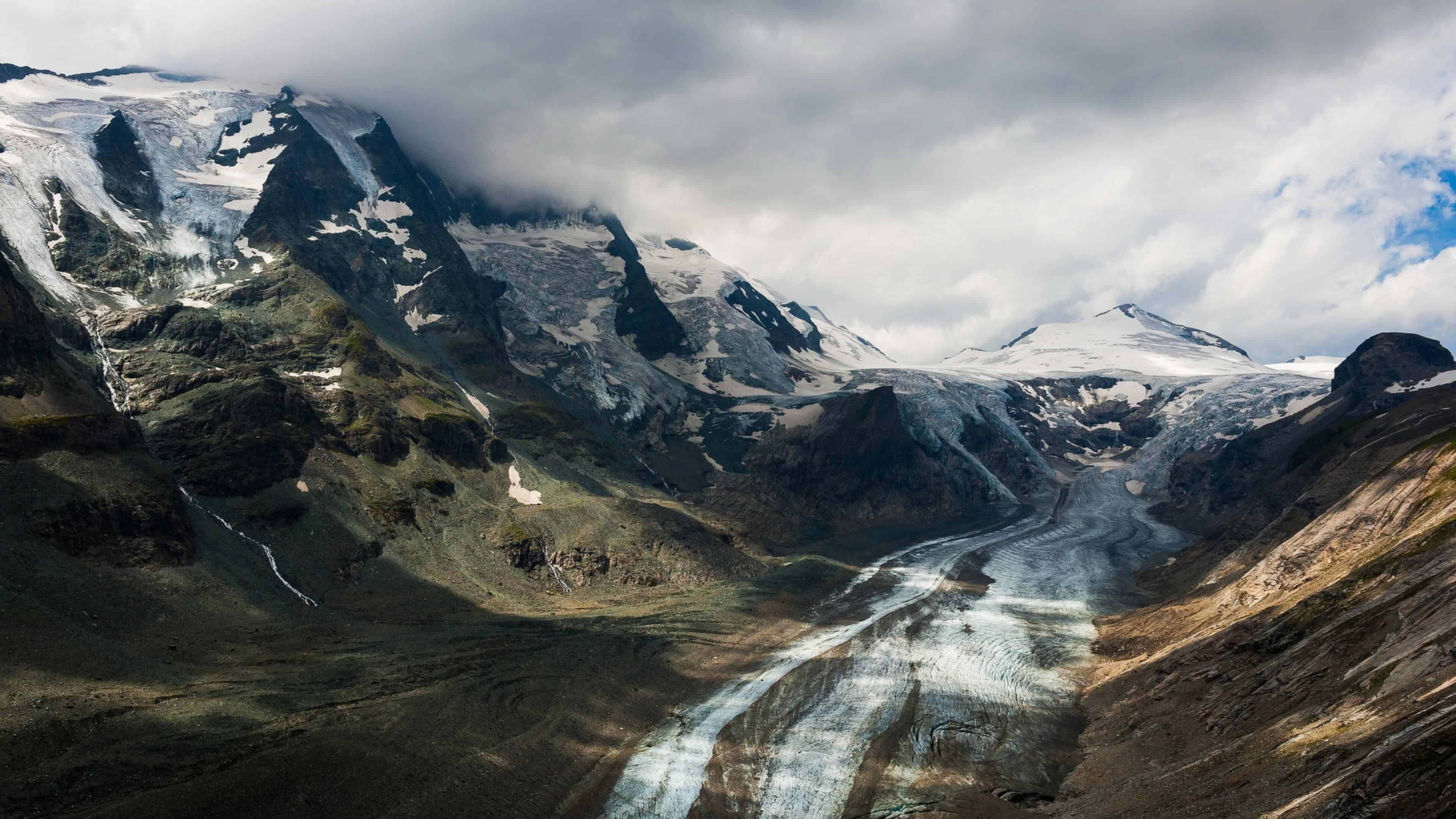 Glacier, Pasterze Glacier, Austrian beauty, Ultra HD wallpaper, 3840x2160 4K Desktop