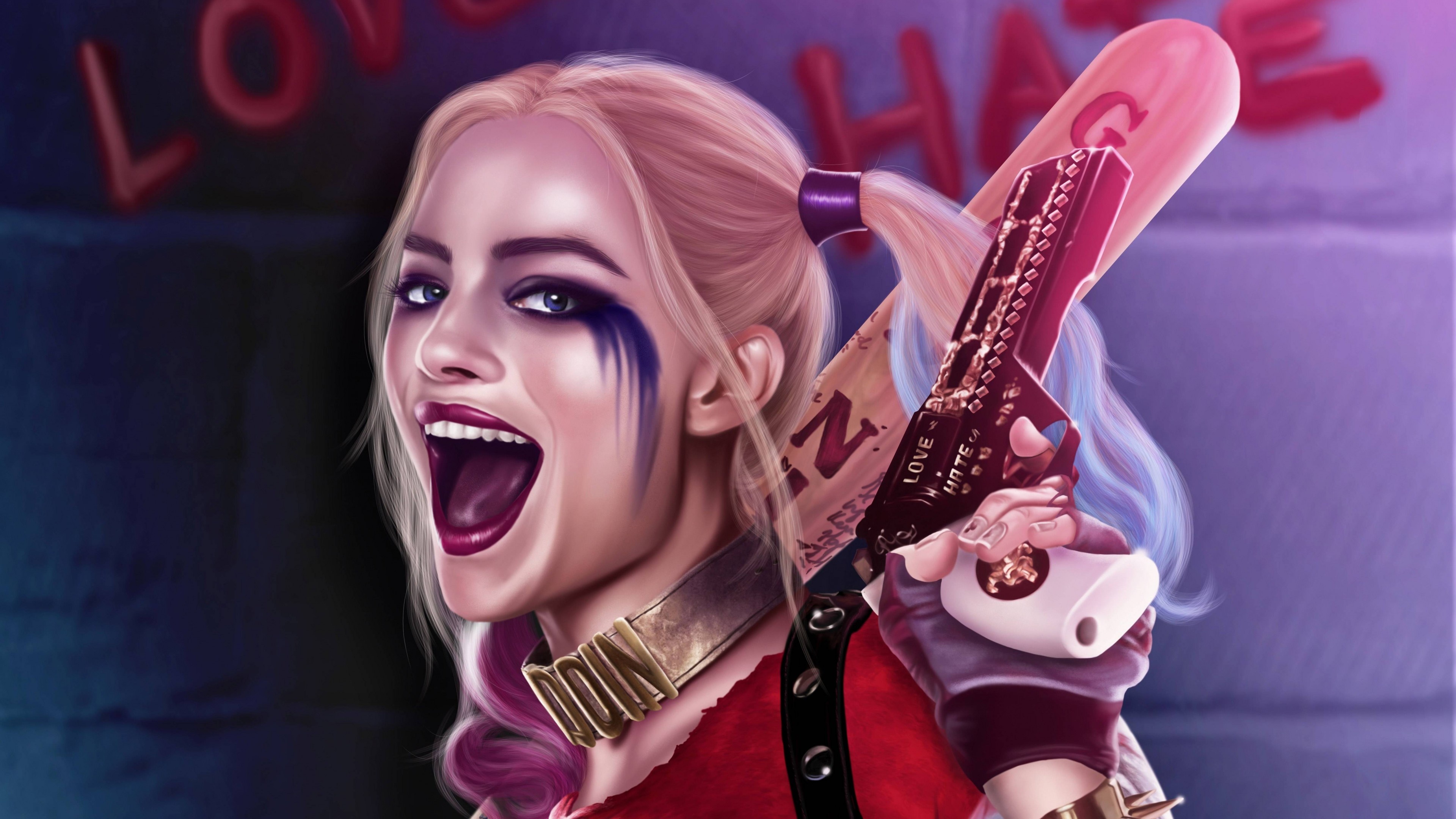 Suicide Squad, Harley Quinn, Movies, Wallpaper, 3840x2160 4K Desktop