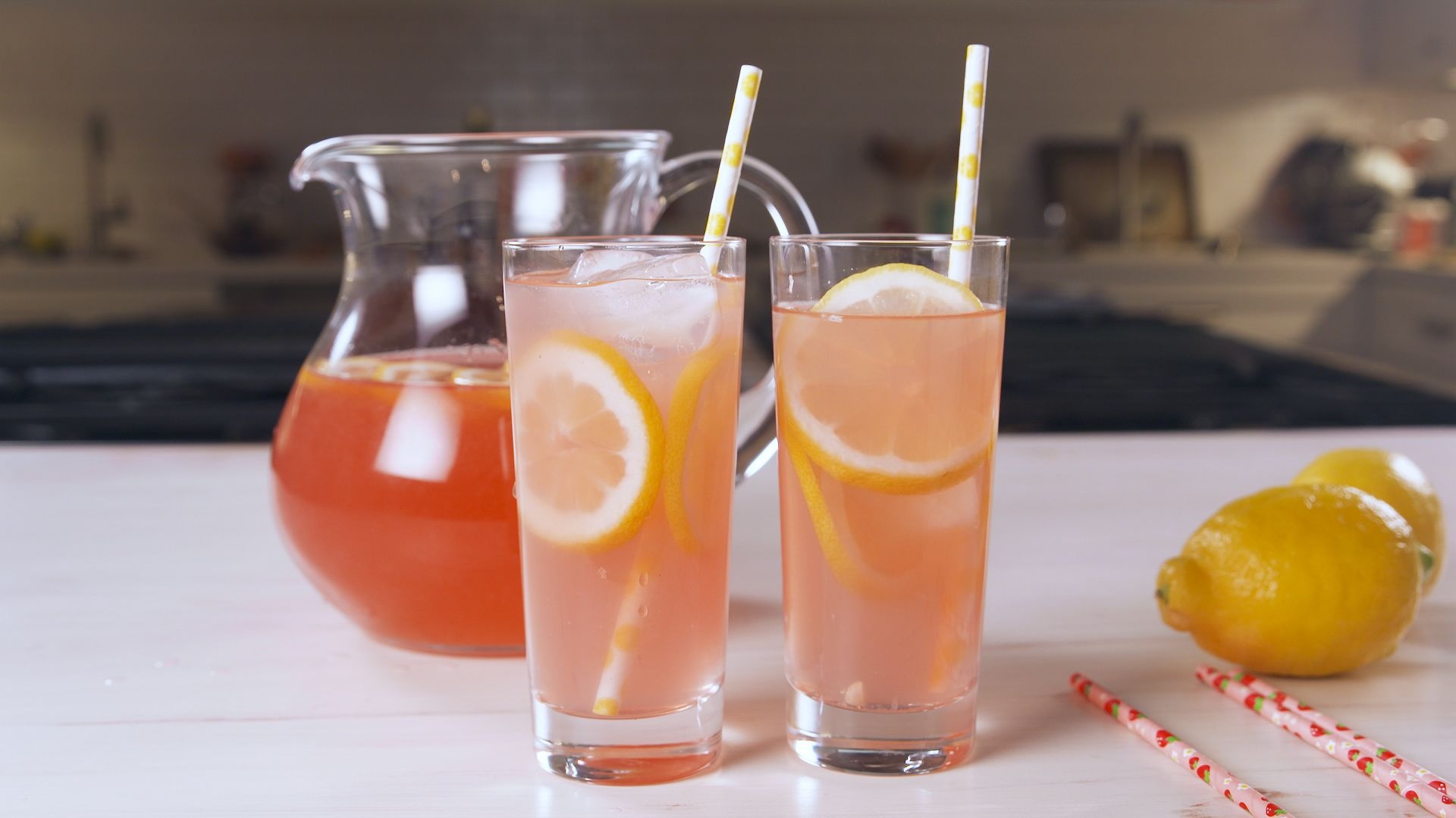 Moscato lemonade, Fruity cocktail, Wine-based drink, Citrus twist, 1920x1080 Full HD Desktop