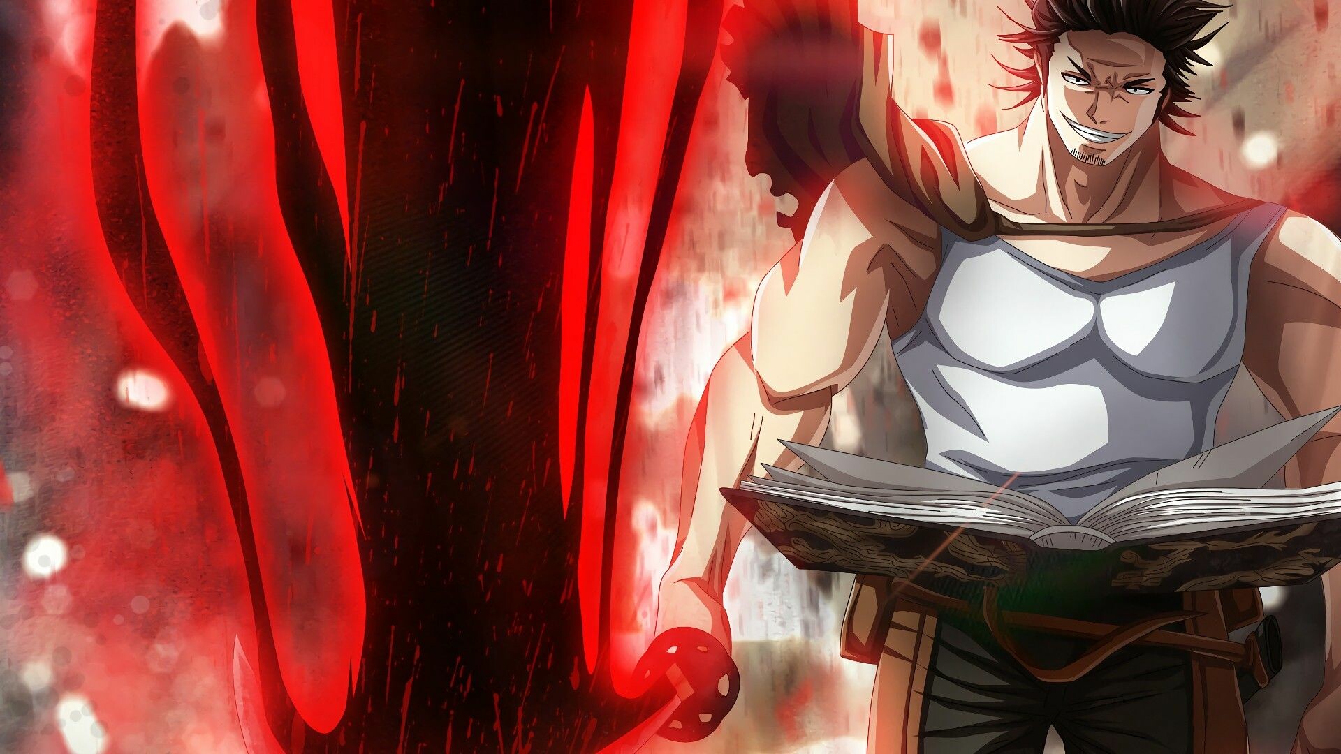 Yami Sukehiro, Black Clover Anime, Clover Kingdom, Powerful dark magic, 1920x1080 Full HD Desktop