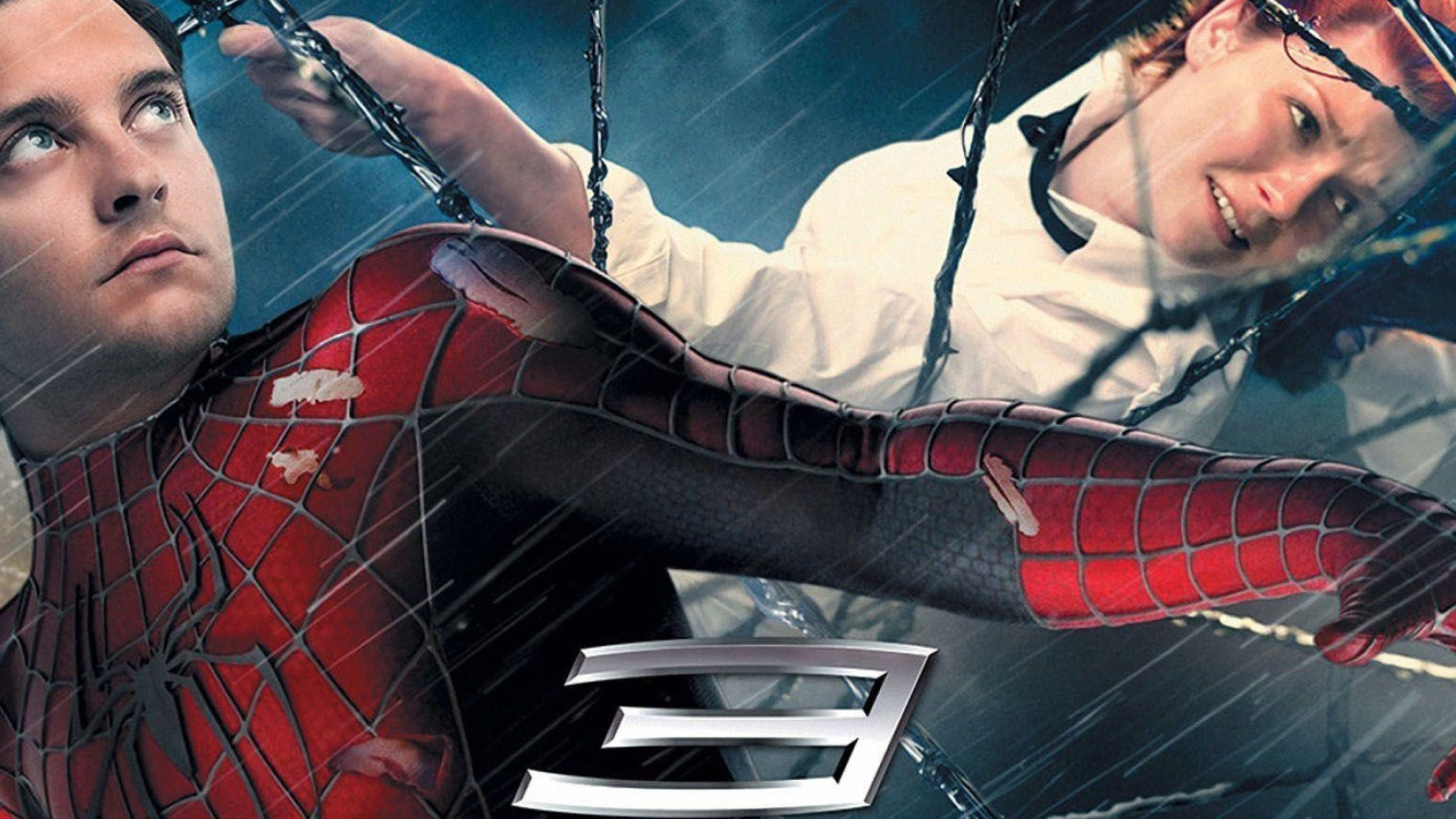 Tobey Maguire Spider-Man, Kirsten Dunst Mary Jane, Spider-Man 3 logo, Full HD Desktop wallpaper