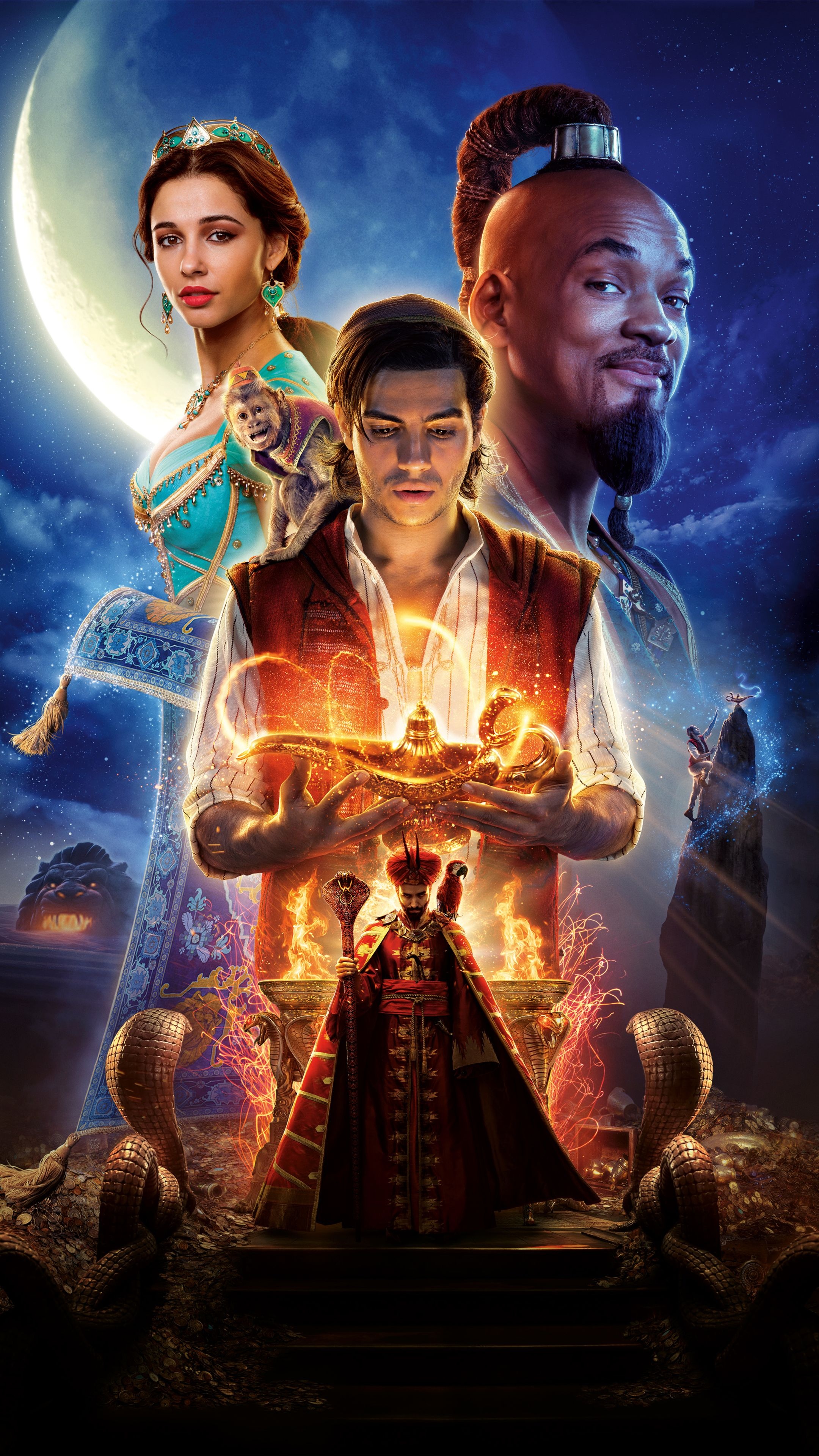 Aladdin, Disney Wallpaper, 2160x3840 4K Phone