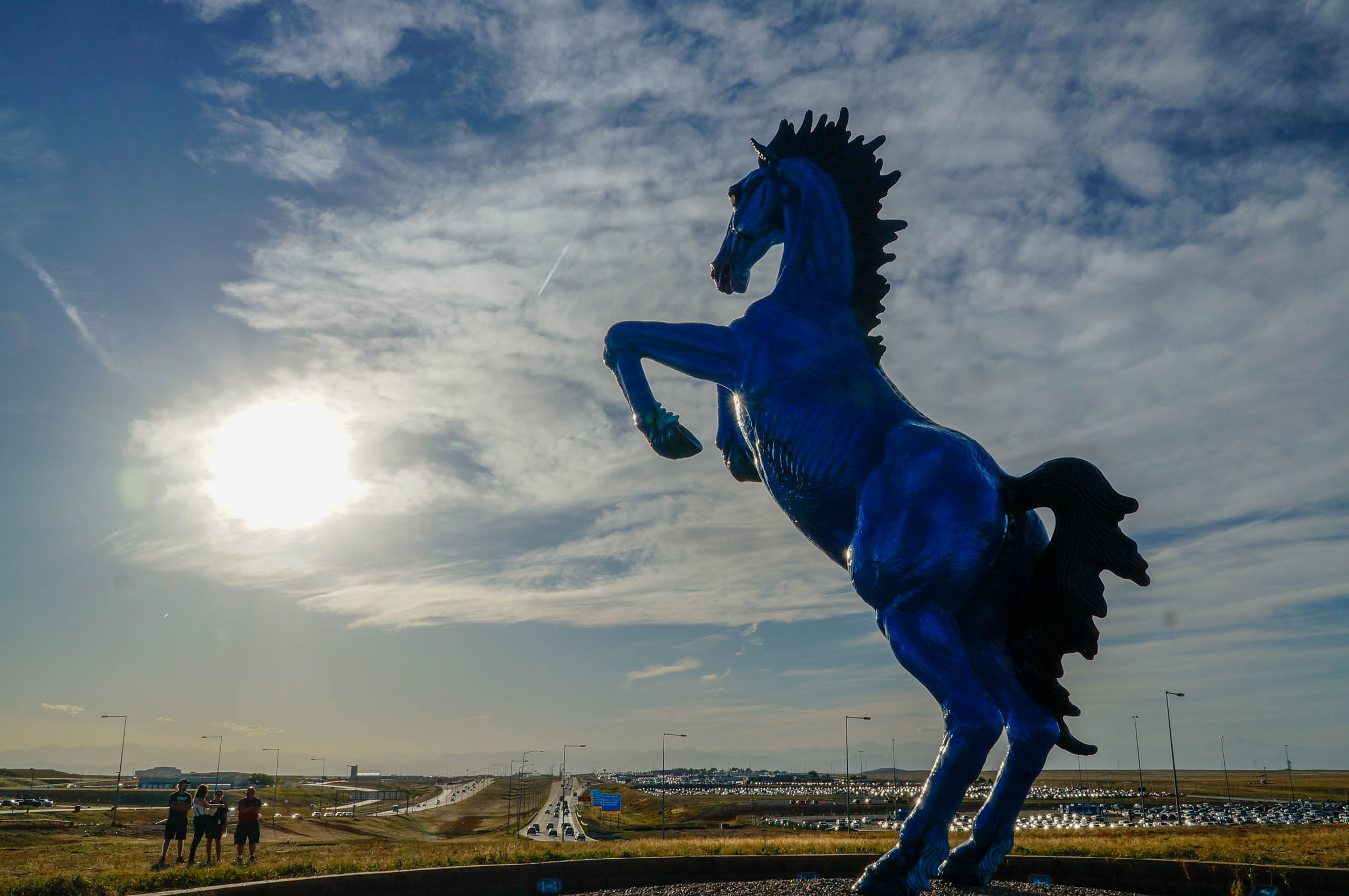 Denver International Airport, Blucifer, Demon horse, Colorado public radio, 2500x1670 HD Desktop