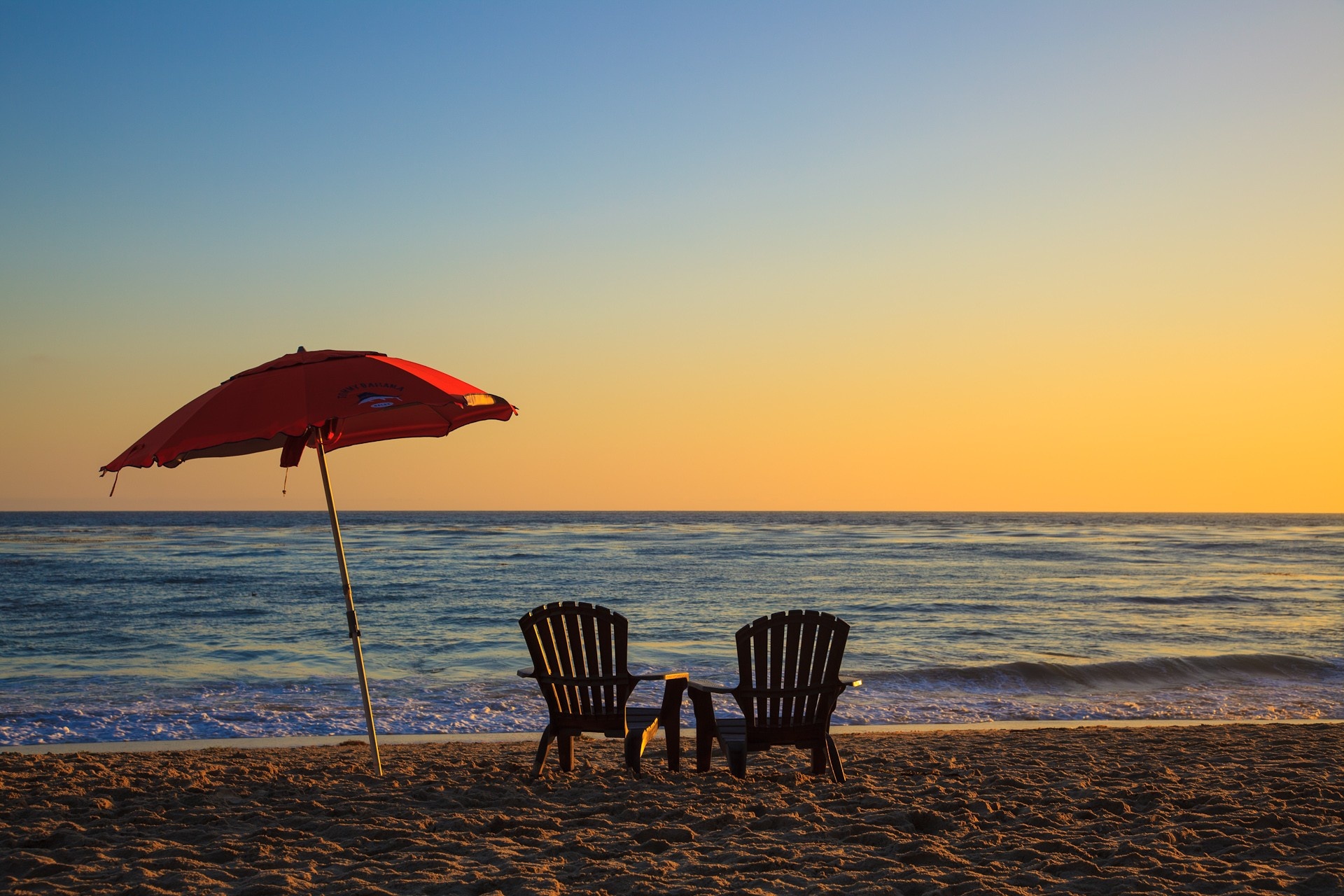 Beach umbrella wallpaper, Coastal beauty, Ocean bliss, Nature's tranquility, 1920x1280 HD Desktop