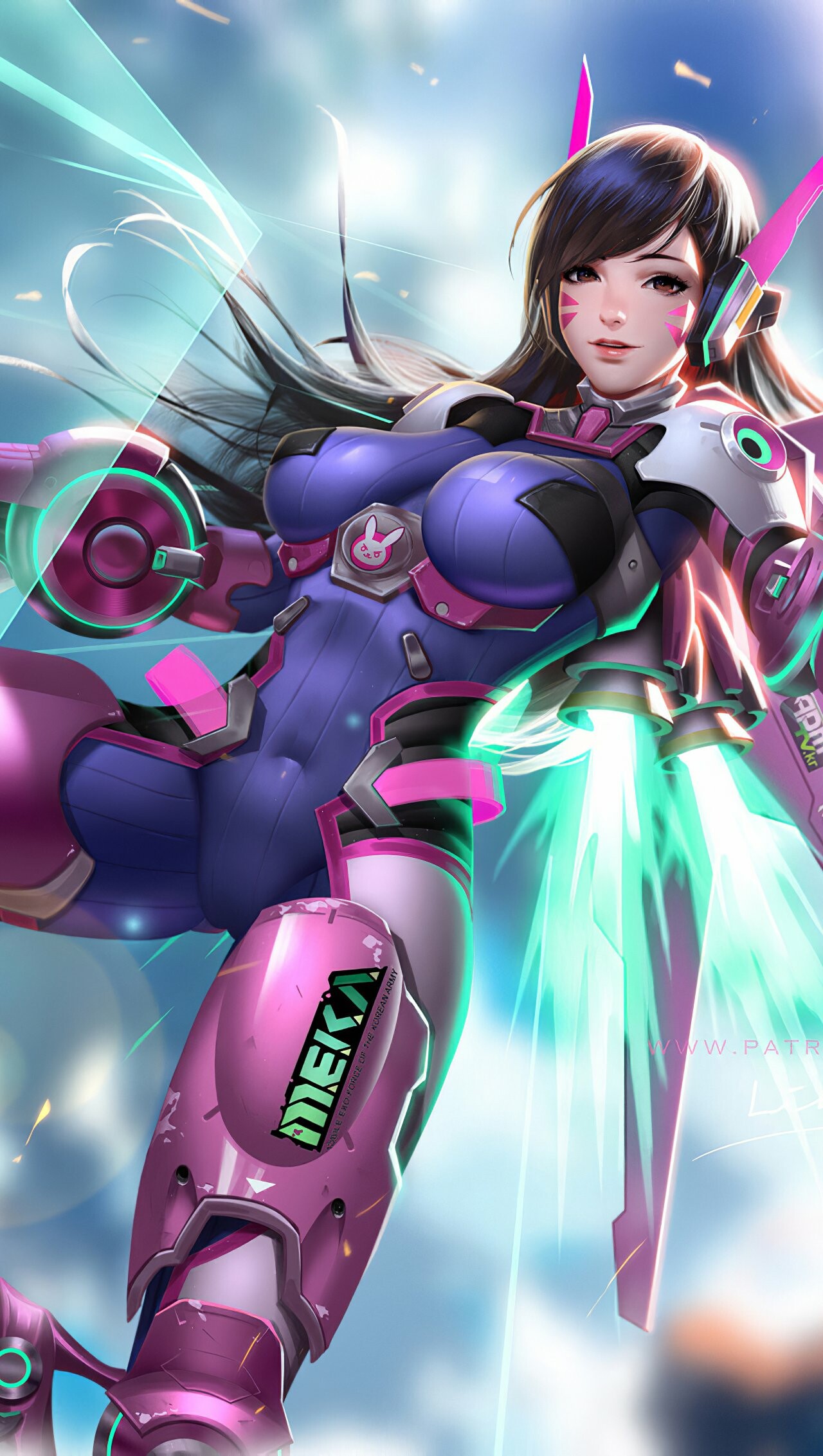 D. Va from Overwatch wallpaper, 4K Ultra HD, Immersive gaming experience, Stunning visuals, 1280x2270 HD Phone