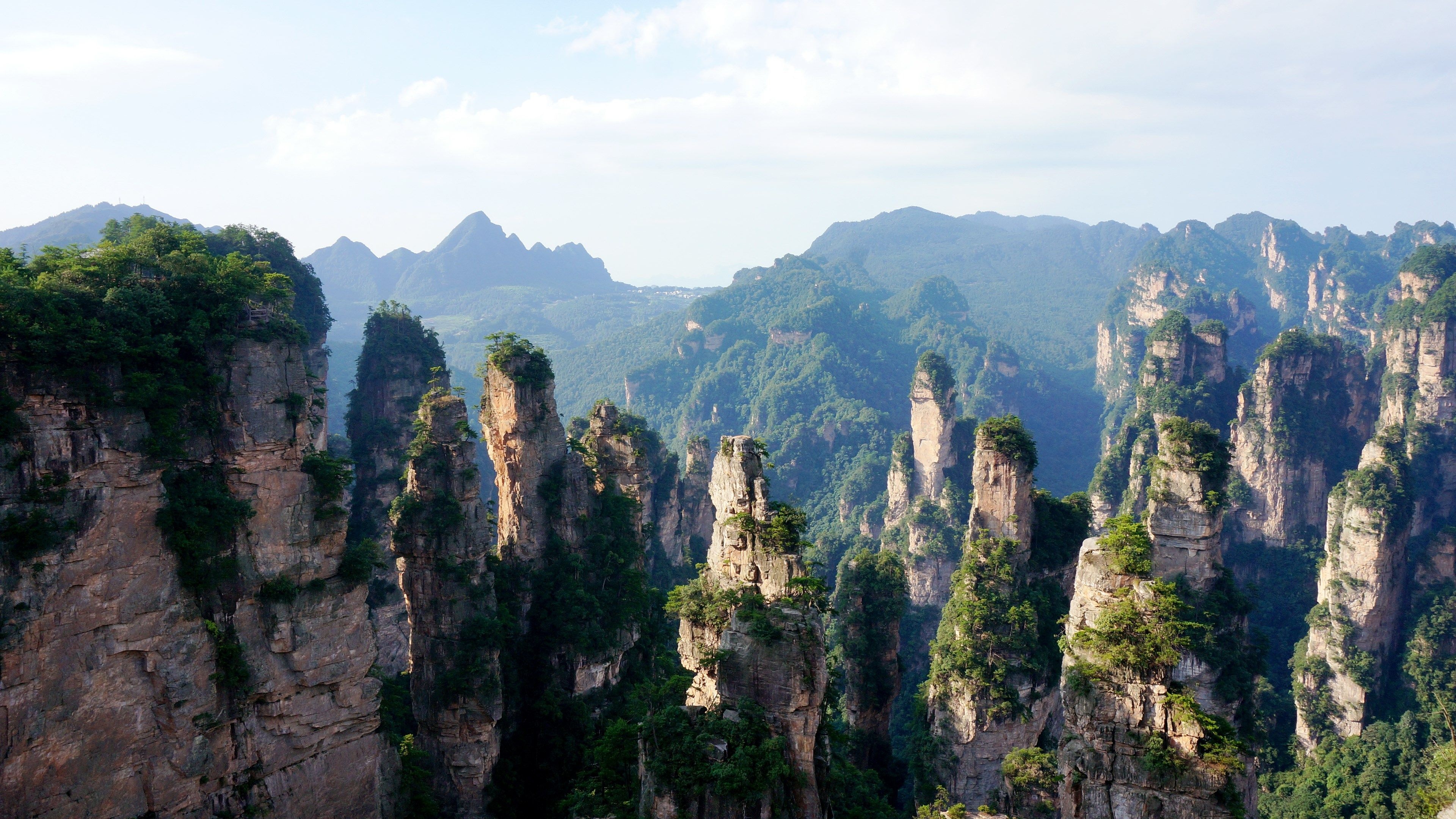 Beautiful forest, Zhangjiajie forest park, 3840x2160 4K Desktop